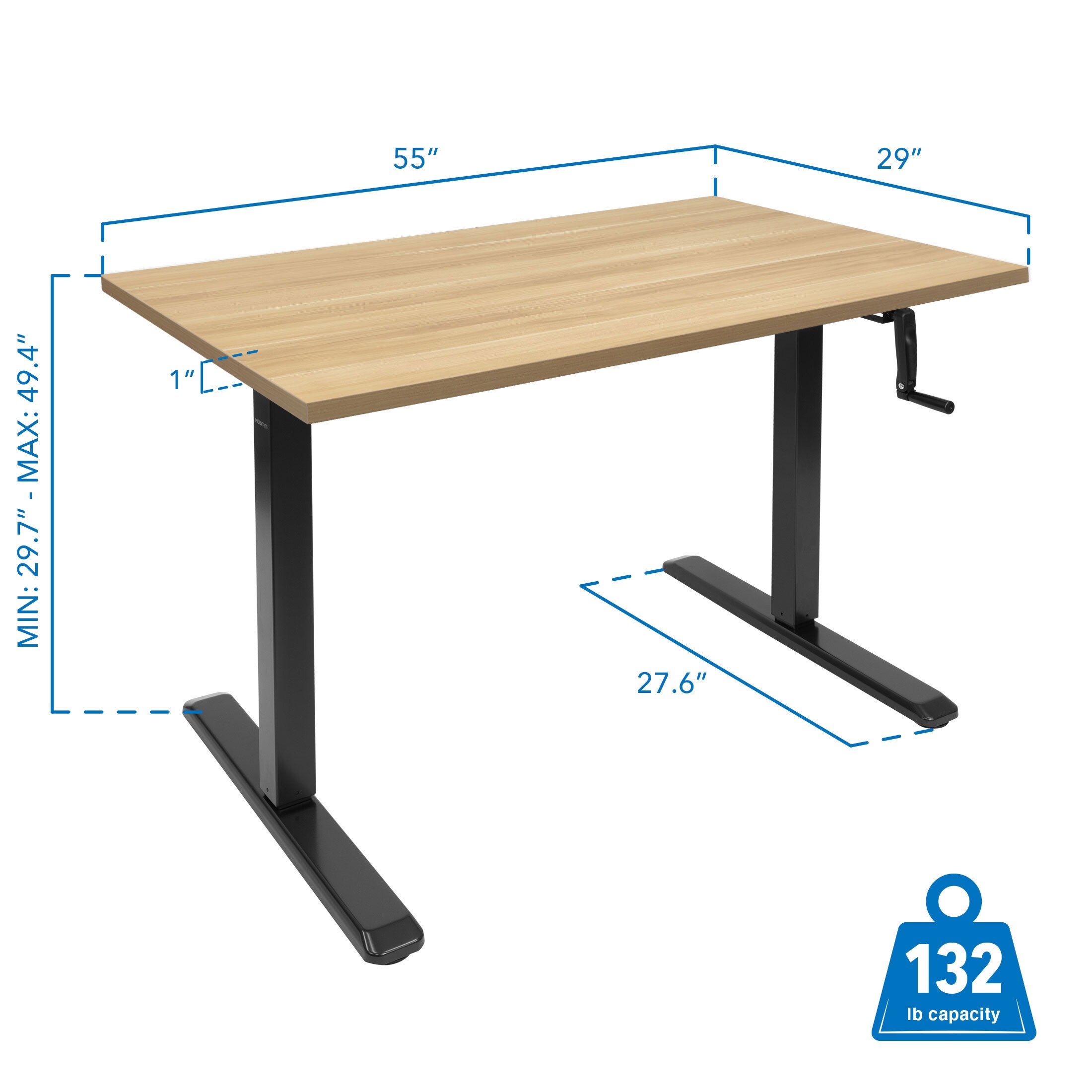 Mount-It! MI-7703 Wood-Table-Tops - View #8