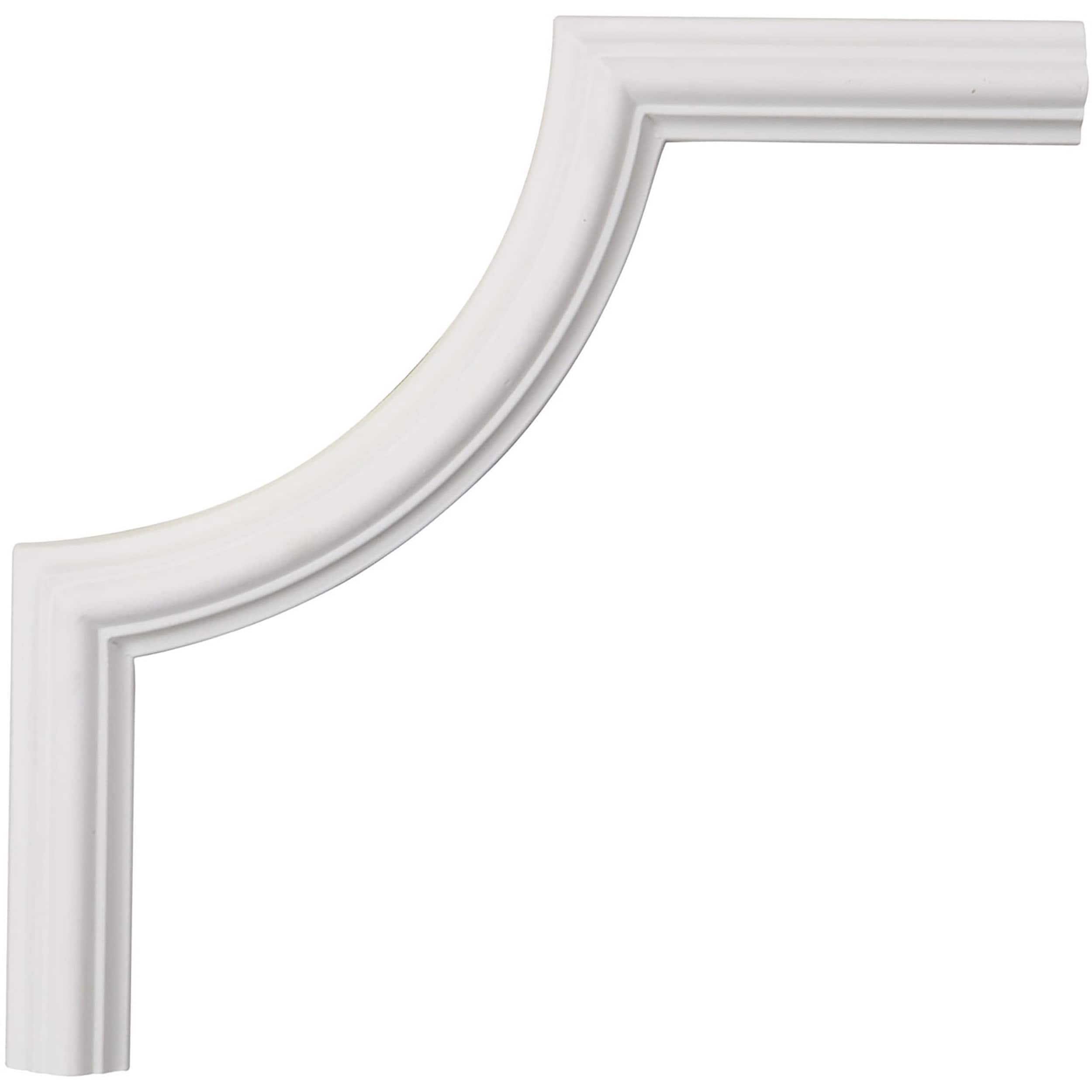 Ekena Millwork PML08X08CL-2 Classic Primed Urethane 219035 Panel corner Picture Frame Moulding
