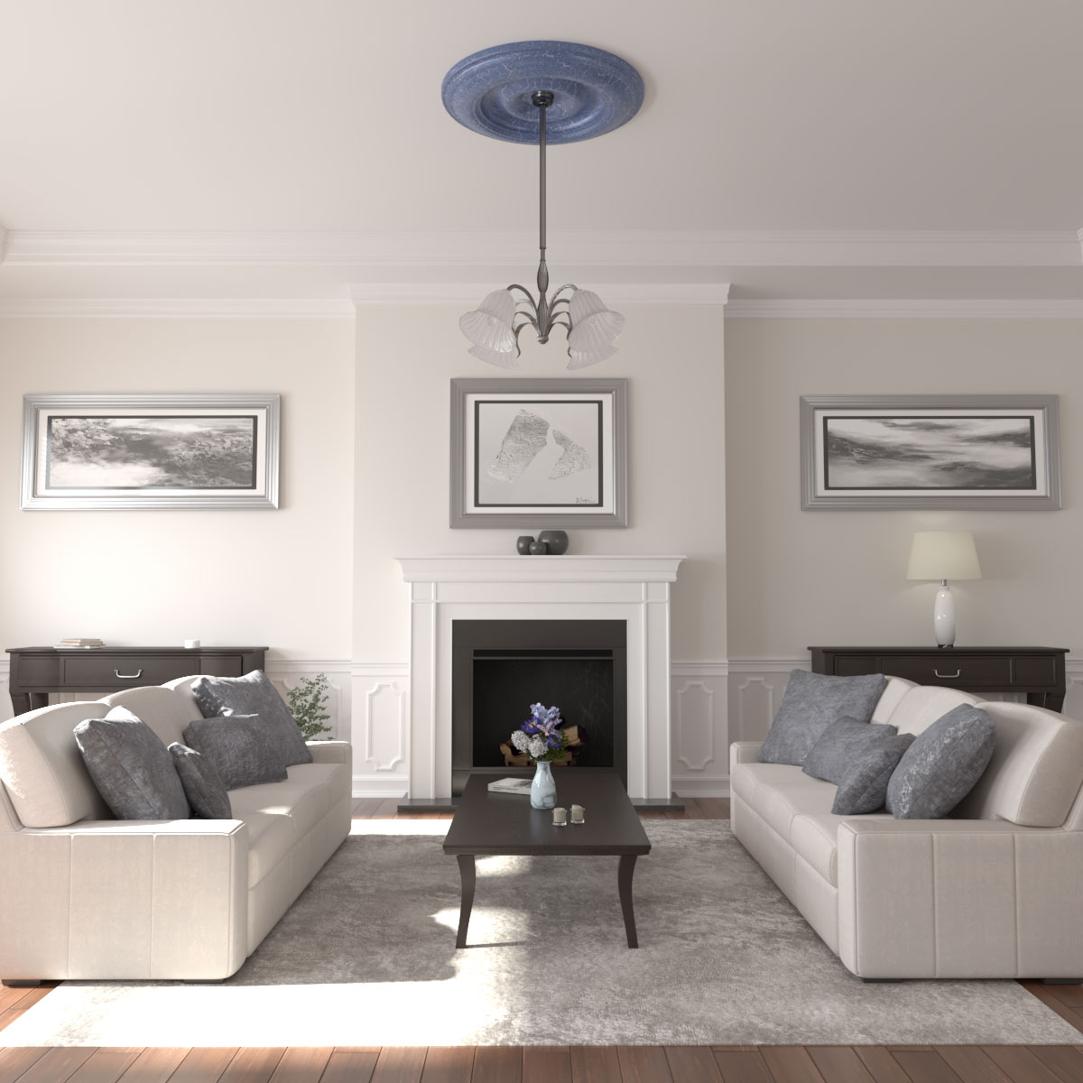 Ekena Millwork CM44CLAMC Ceiling-Medallions - View #4