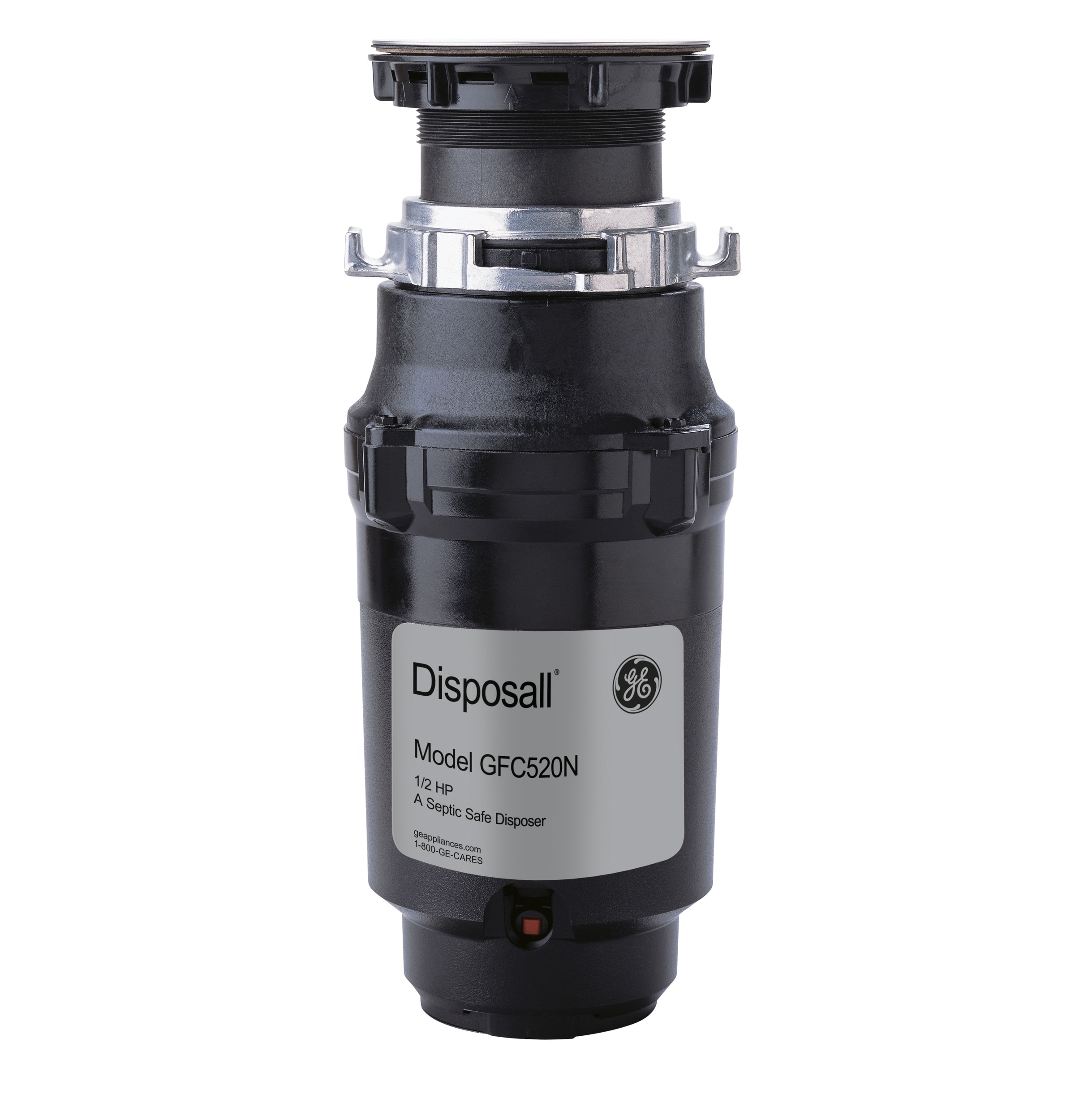 GE GFC520N Continuous feed 1/2-HP Septic Safe Non-corded Garbage Disposal