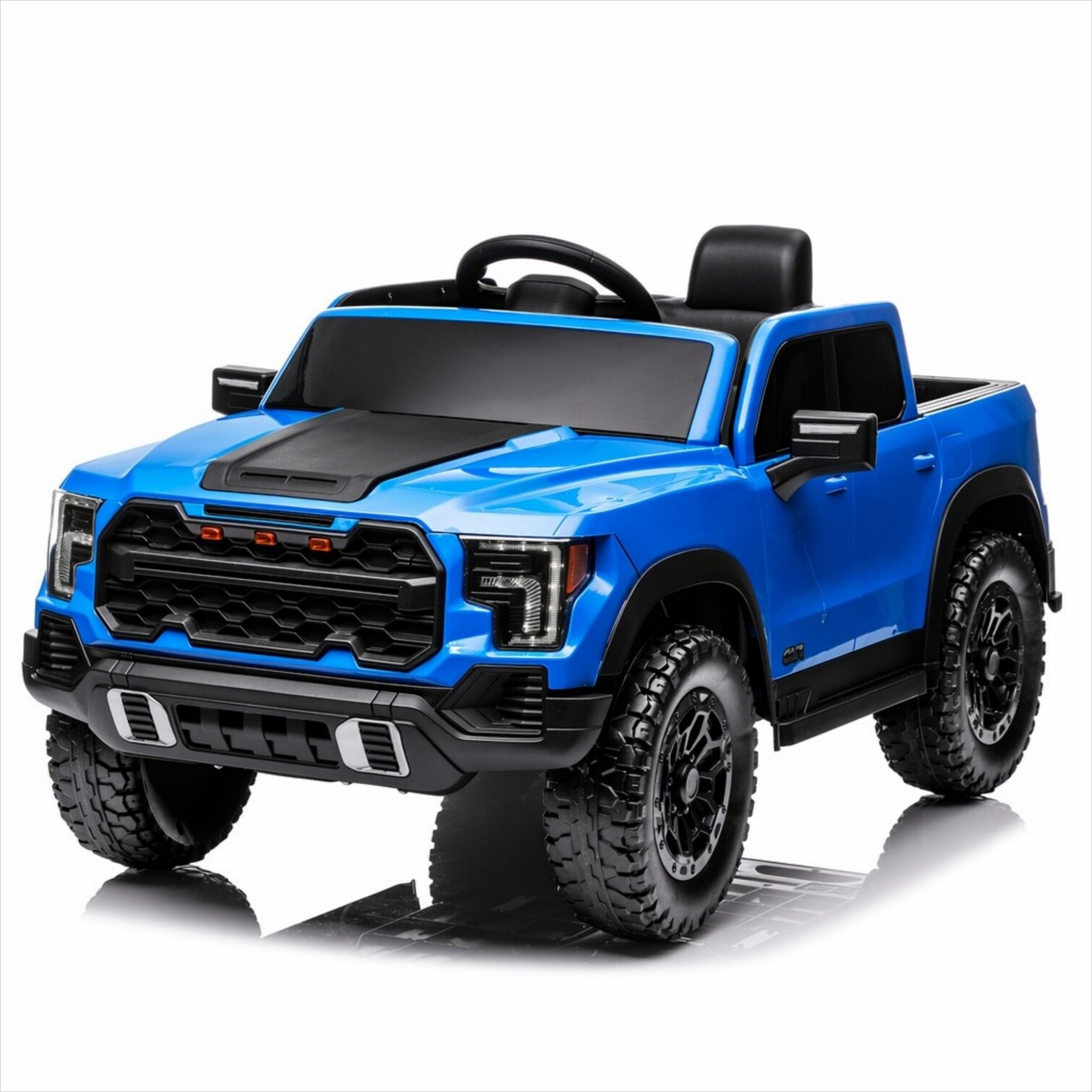 Naturefalls Deep blue electric ride-on car with swing function and ...