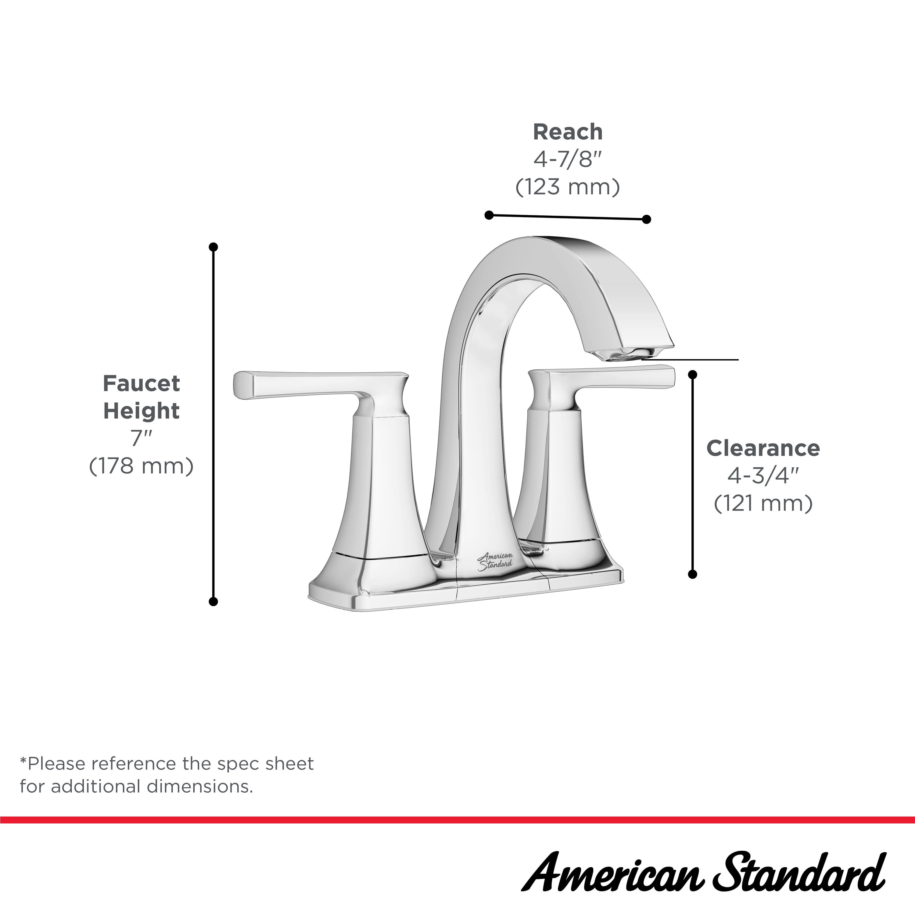 American Standard 7426201.243 Lavatory-Faucets - View #7