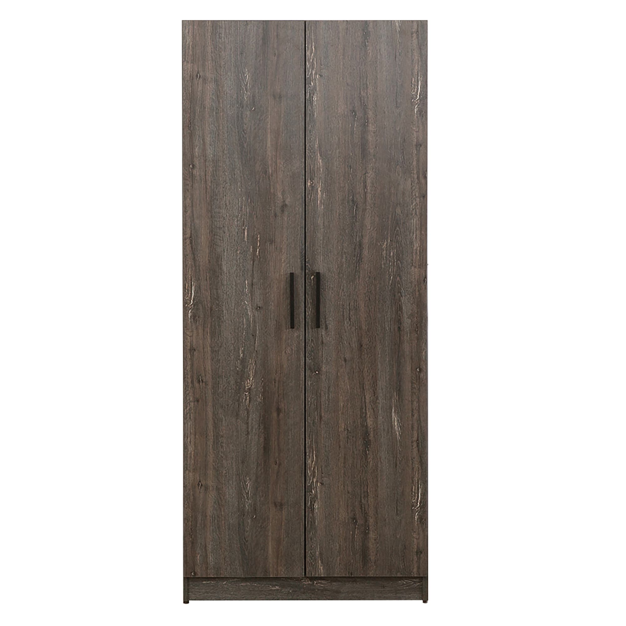 LOVMOR SF-R-B040S00024 Mia Farmhouse Shoe Cabinet with Six Shelves in Rustic Gray