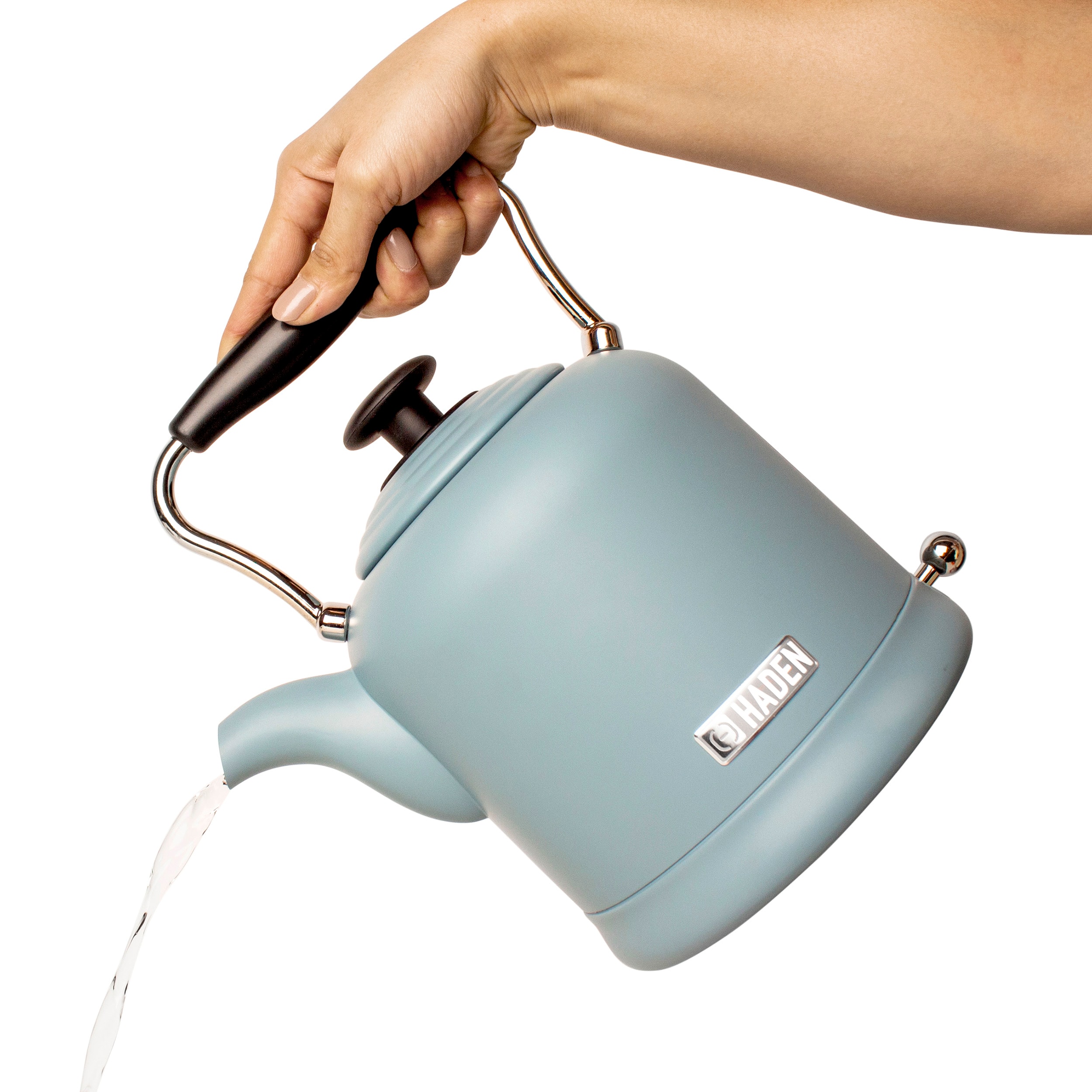 Haden Highclere Stainless Steel Cordless Electric Kettle - Poole