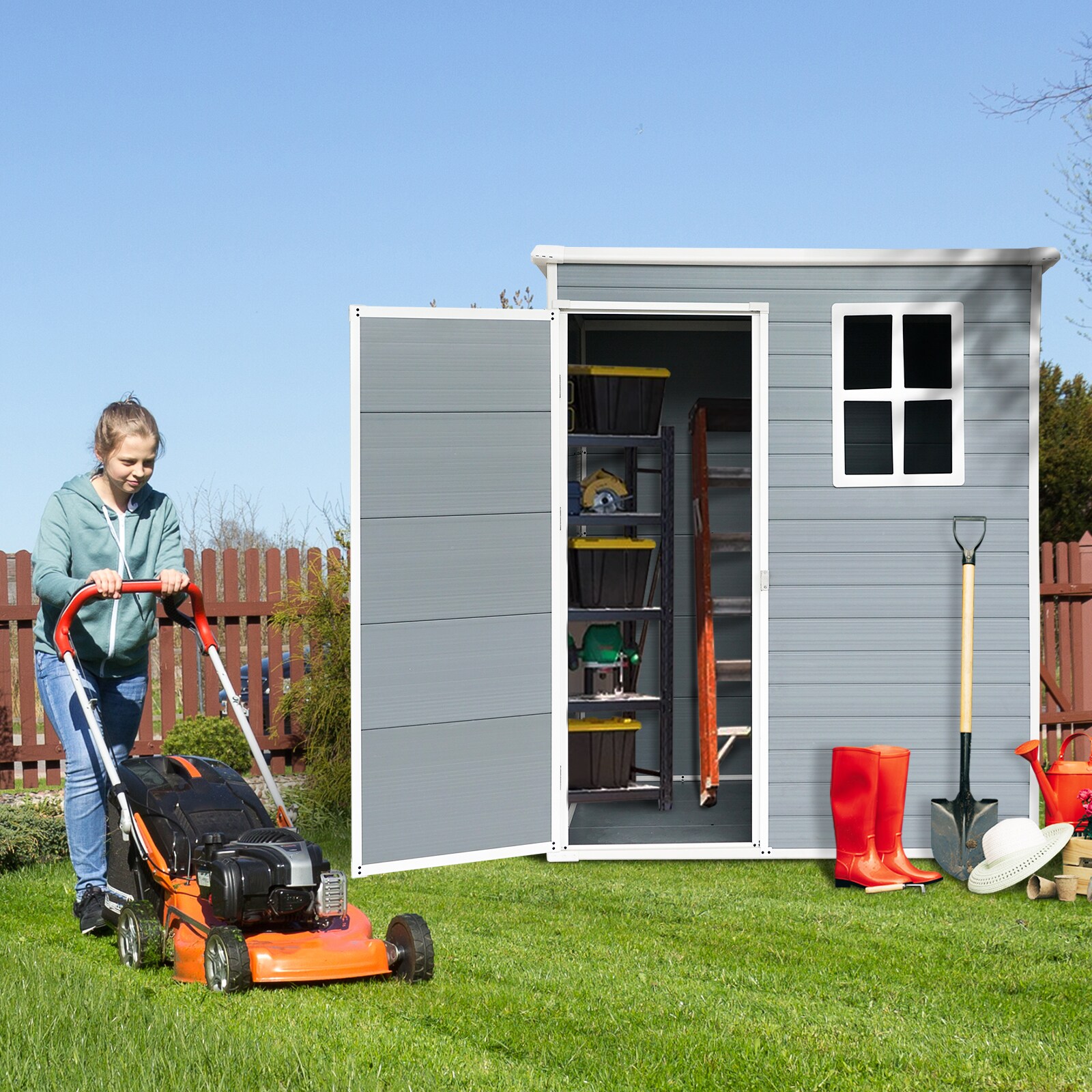 Mondawe MD-WWC00019 Vinyl-Resin-Storage-Buildings - View #4