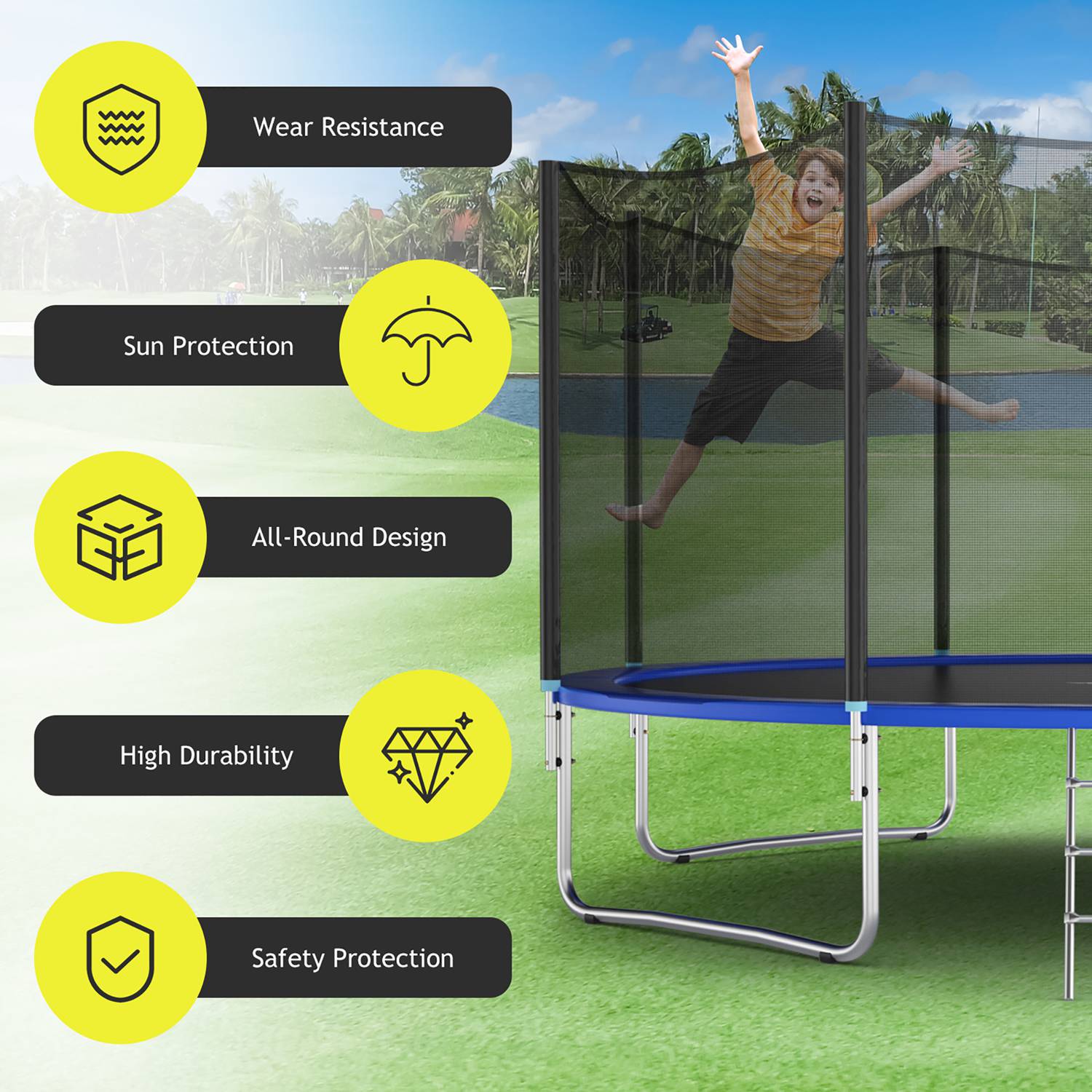 Costway CSHY002827 Trampoline-Accessories - View #3