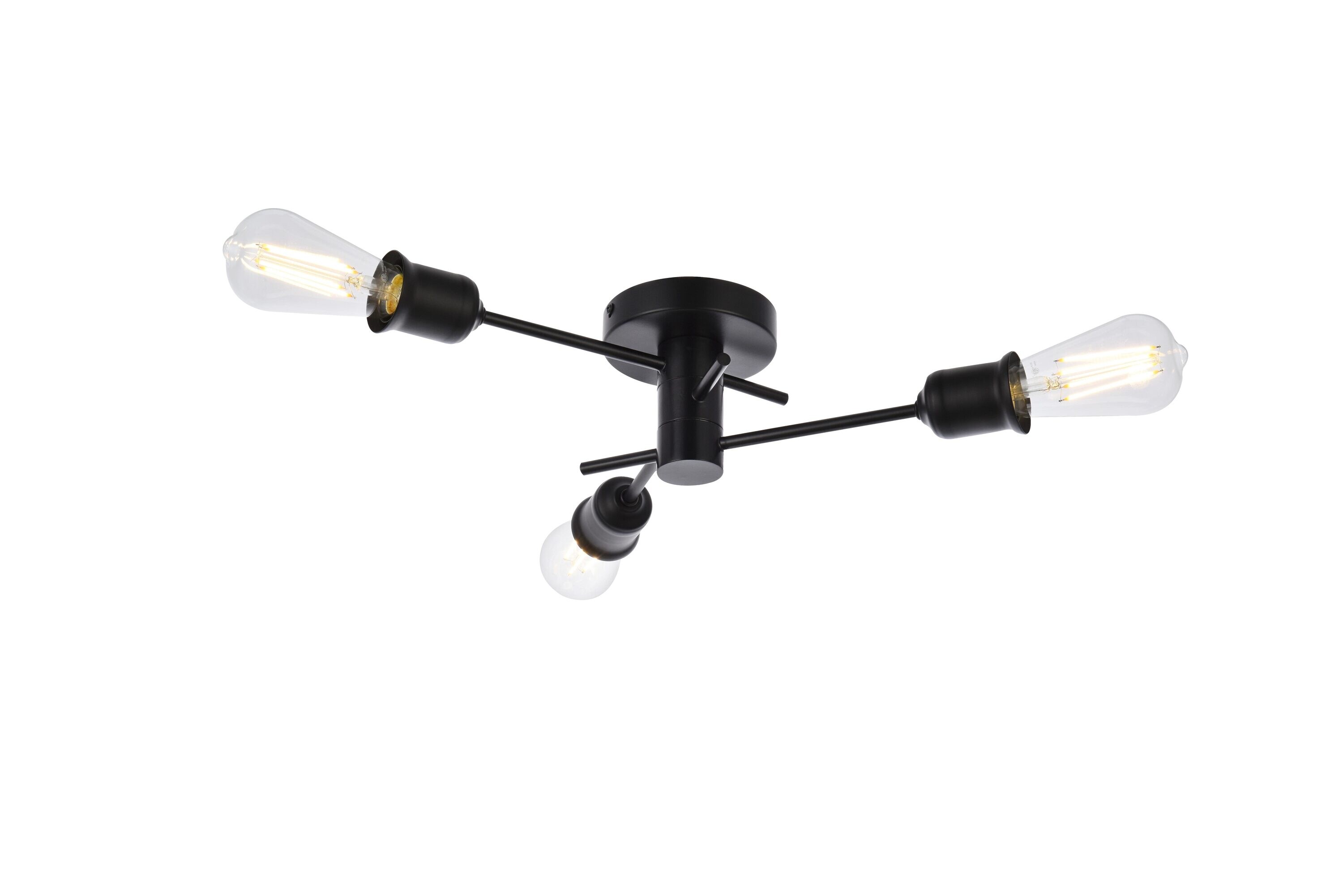Elegant Decor HFDL21147F18BK flushmounts - View #3