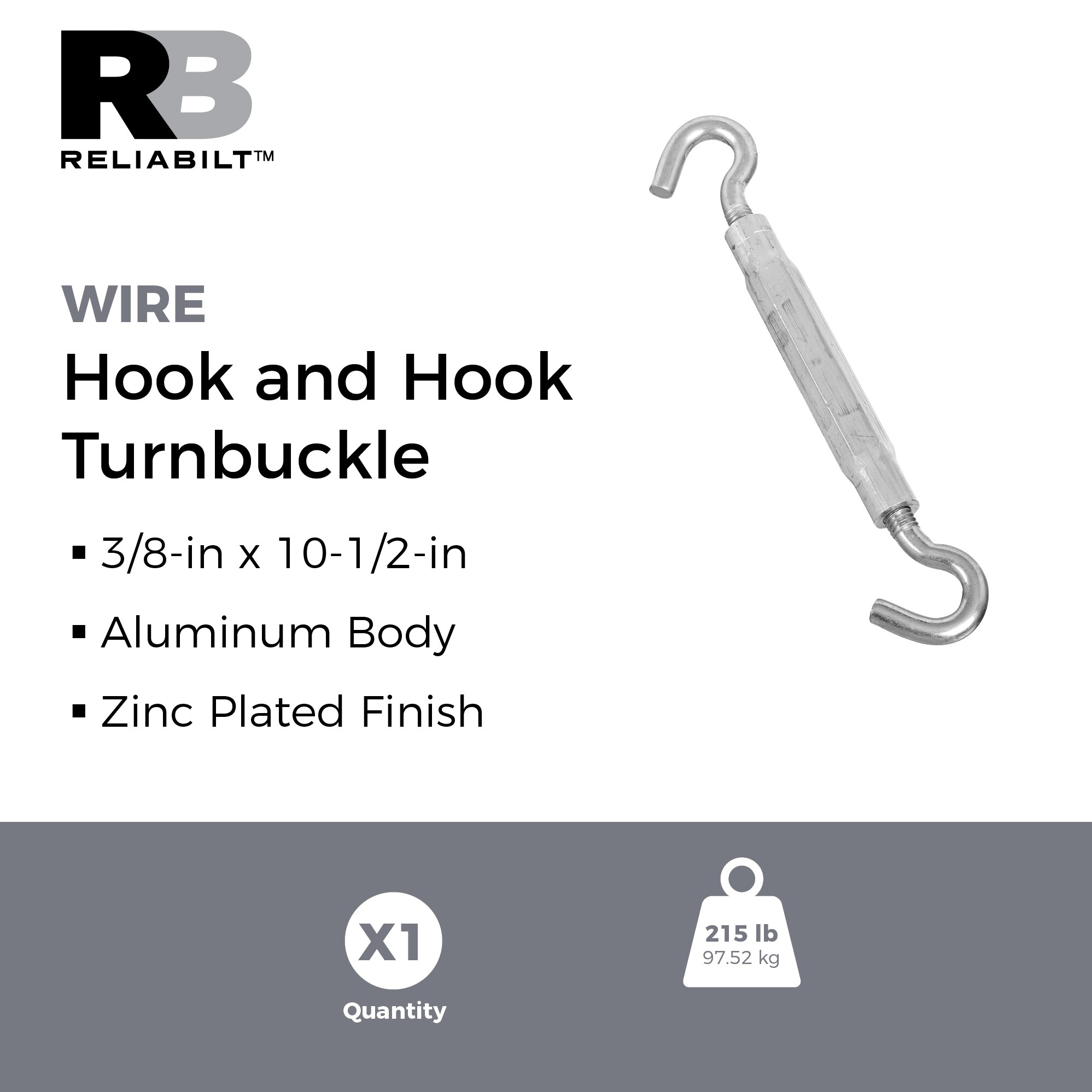 RELIABILT N101-454 turnbuckles - View #2