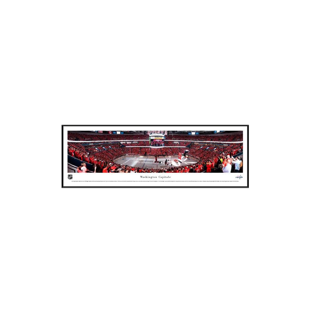 Blakeway Panoramas NHLCAP4F Washington Capitals James Blakeway Black Metal Framed 13.75-in H x 40.25-in W Sports Paper Print