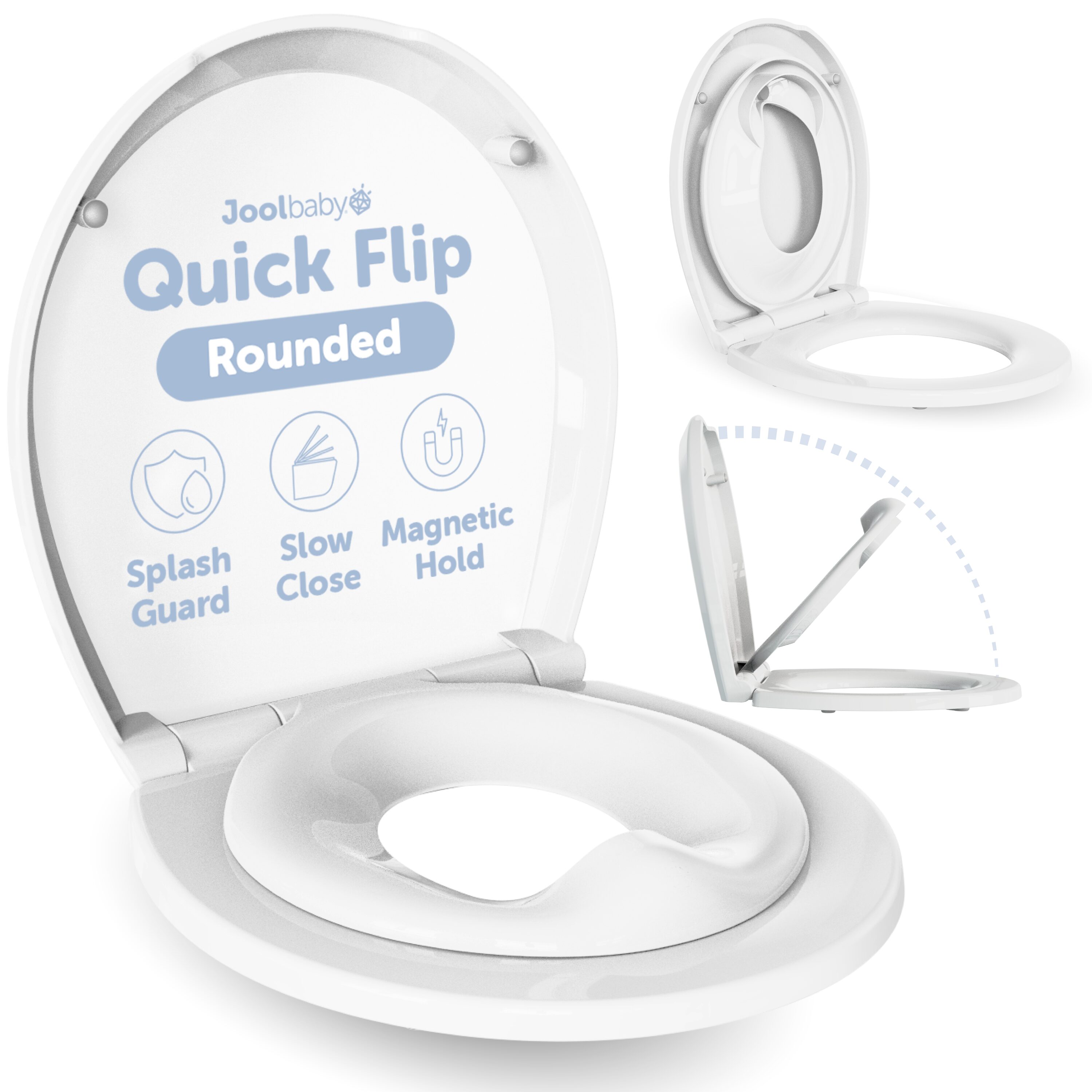 Jool Baby Round White Magnetic Toddler potty #PT-QF-1-WT-RND