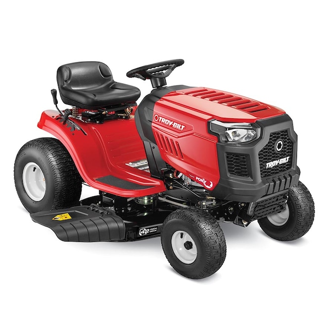 Troy Bilt Pony 17 5 Hp Manual Gear 42 In Riding Lawn Mower With Mulching Capability Kit Sold Separately In The Gas Riding Lawn Mowers Department At Lowes Com [ 675 x 675 Pixel ]