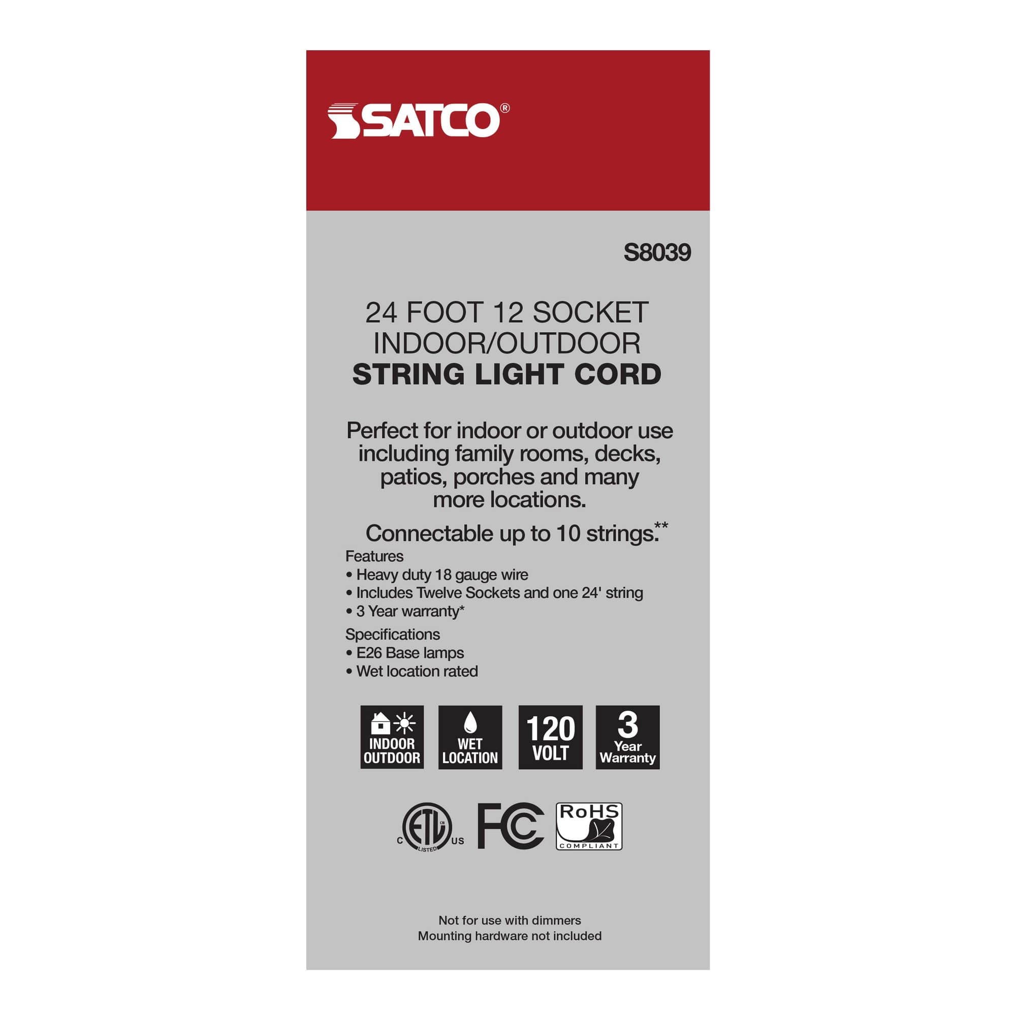 Satco S8039  - View #2