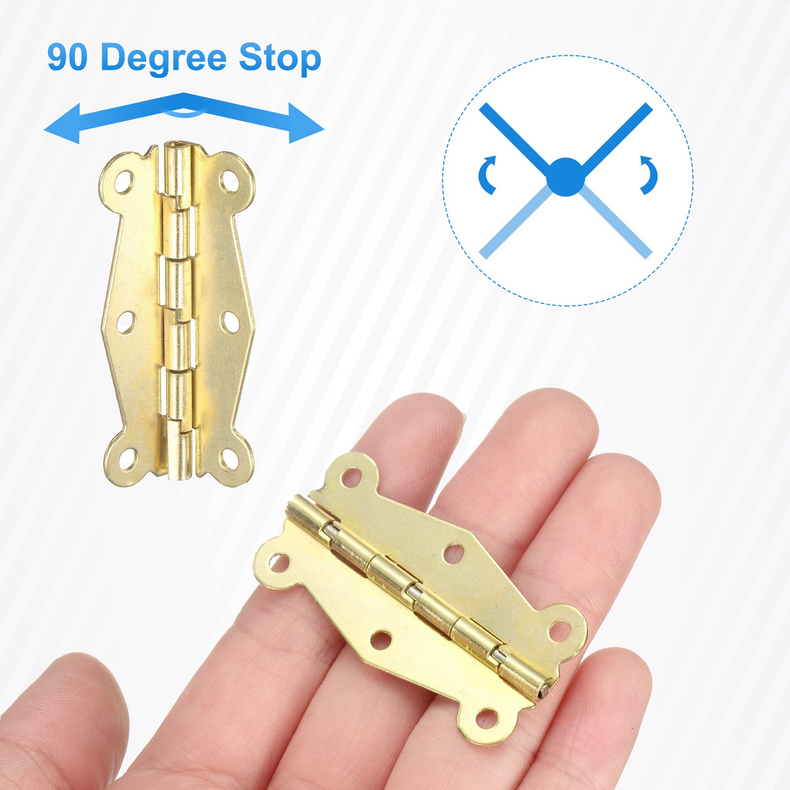 Unique Bargains S25093000UX7887 Cabinet-Hinges - View #3