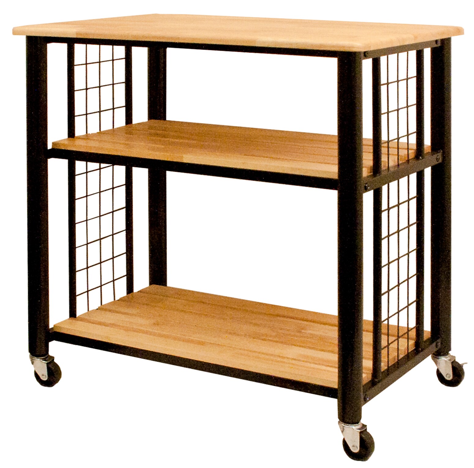 Catskill Craftsmen Natural Base with Birch Top Kitchen Cart (23.5-in x 35.5-in x 35.25-in)