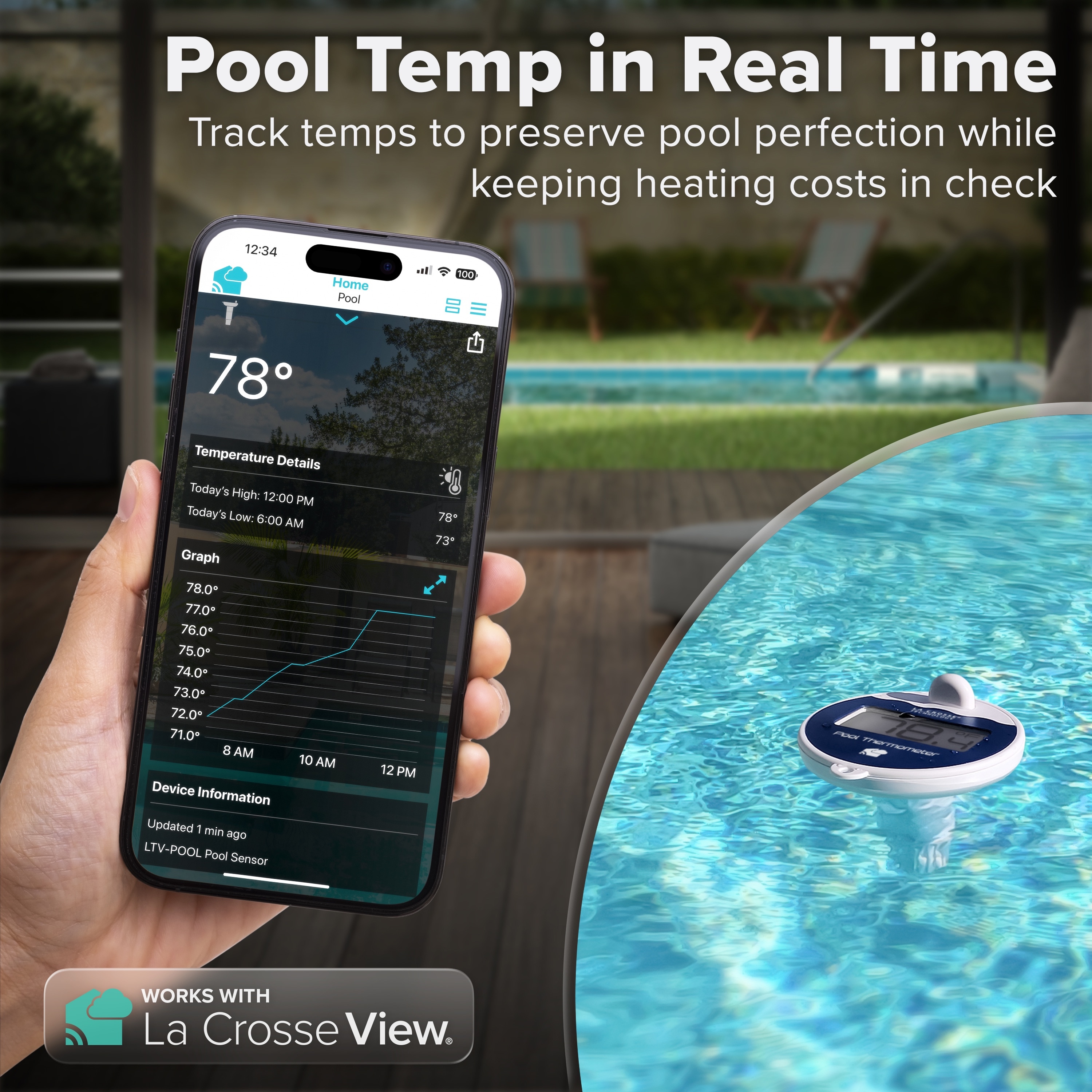 La Crosse Technology X100-P-01 Pool-Thermometers - View #4