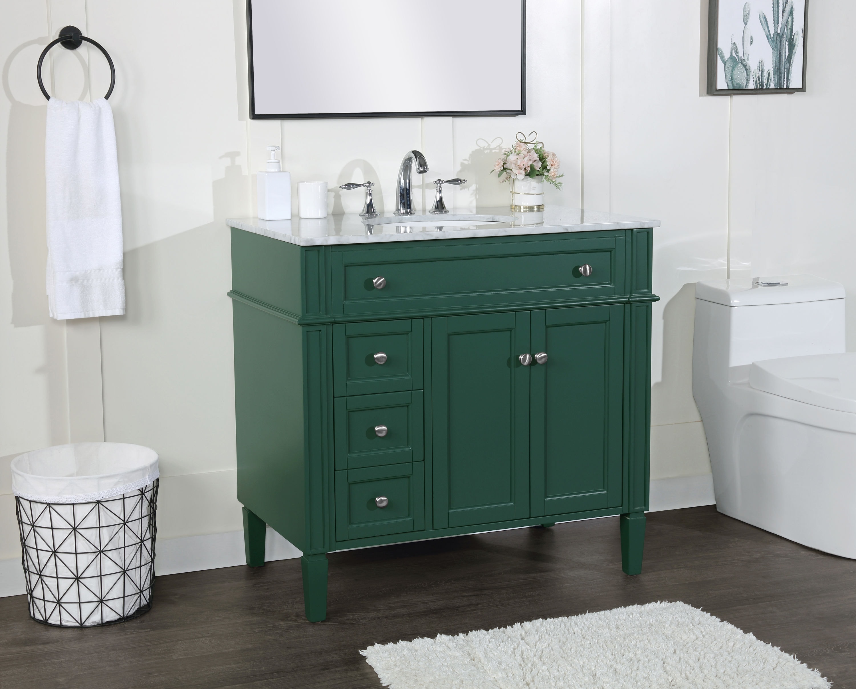 Elegant Decor HF37608GN Bath-Vanity-Combo - View #3