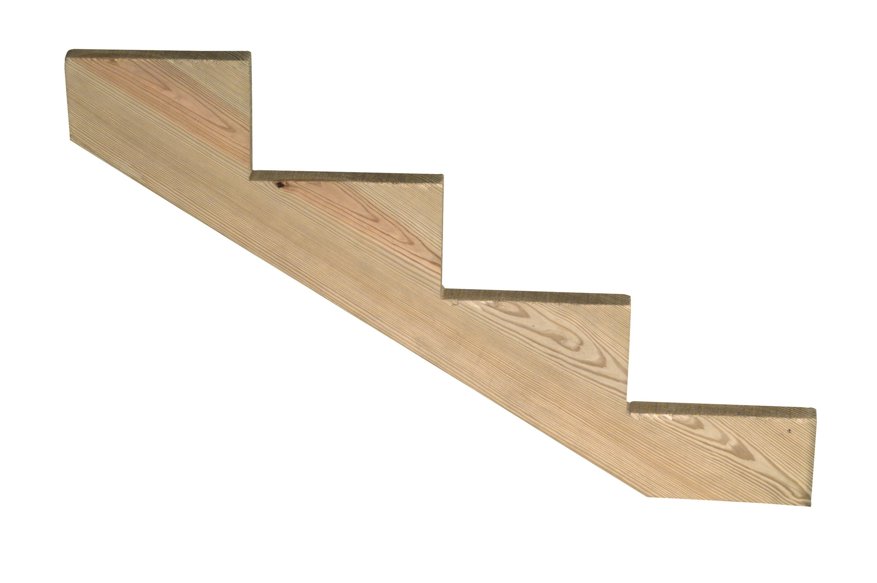 Severe Weather 4-Steps Pressure Treated Pine Wood Outdoor Stair Stringer