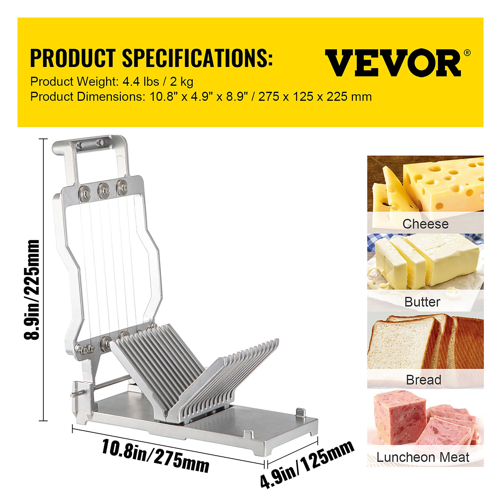 VEVOR NLQPJRW61VV3169FIV0 Food-Slicers - View #8