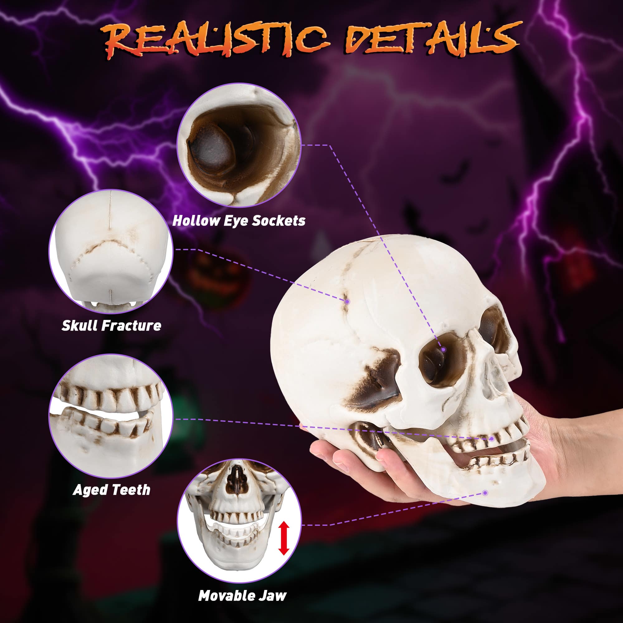 Yescom 60HAL061-KLT4P-LO Decorative-Accessories - View #2