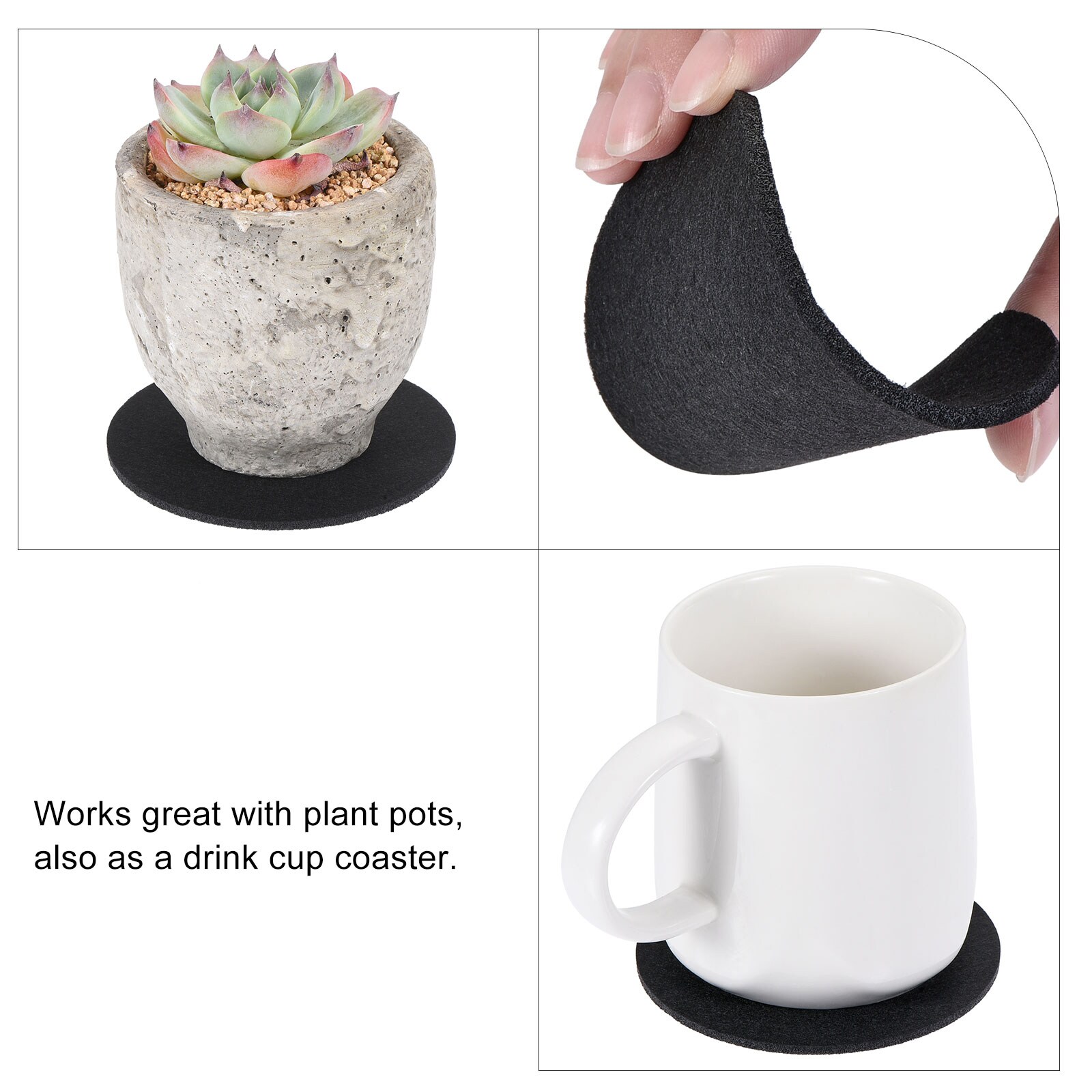 Unique Bargains S26081901UX1776 Plant-Saucers - View #3