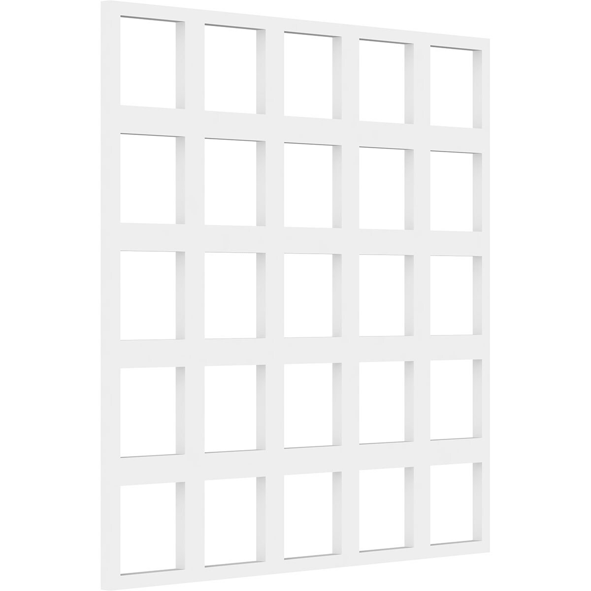 Medium Unfinished PVC Decorative Fretwork Wall Panels