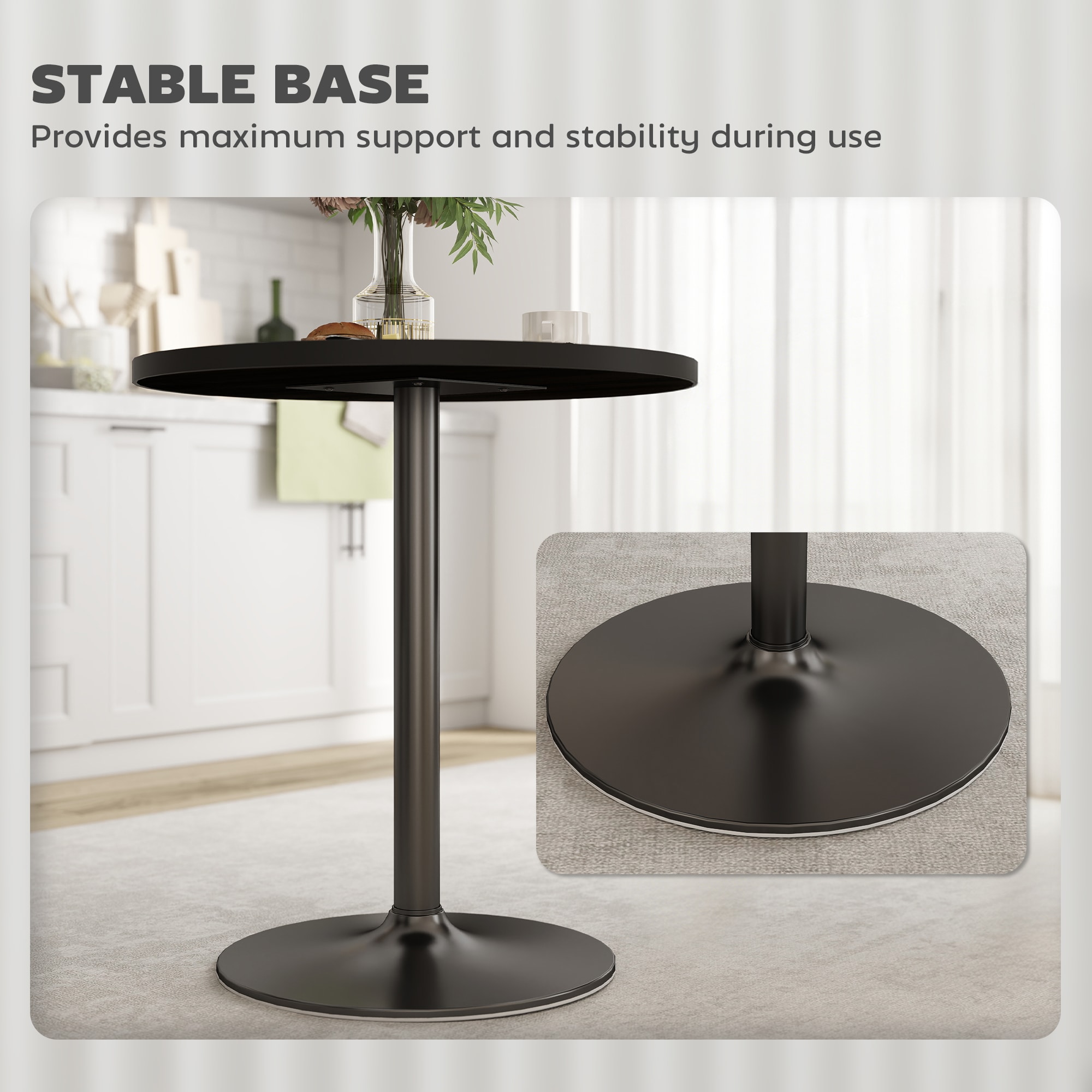 HomCom 83A-261V80BK Dining-Tables - View #6