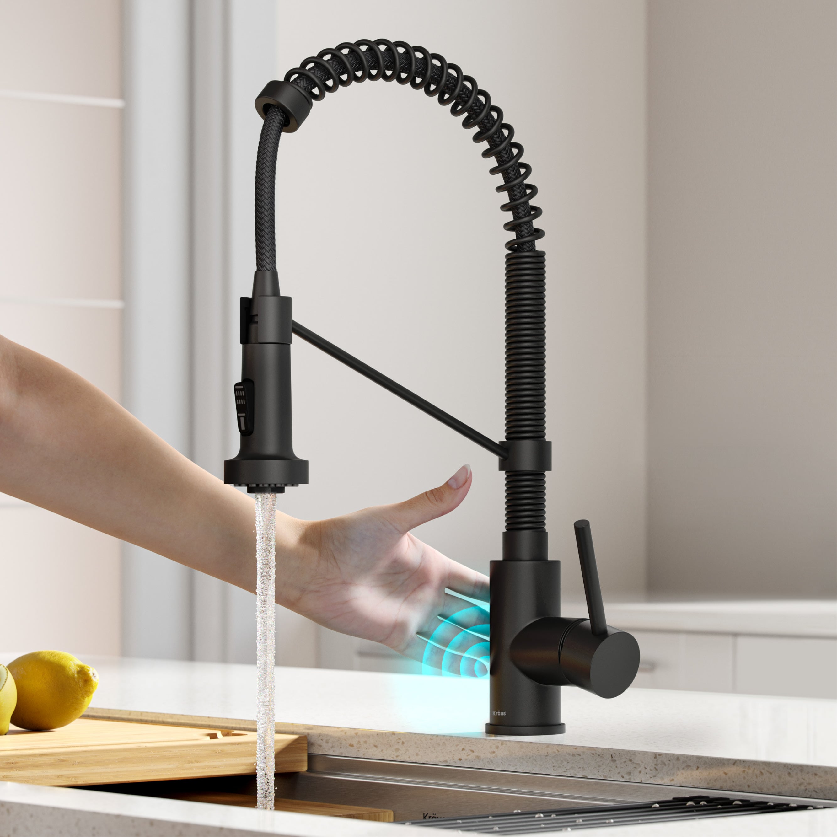 Kraus KSF-1610MB-DP02-C Kitchen-Faucets - View #3
