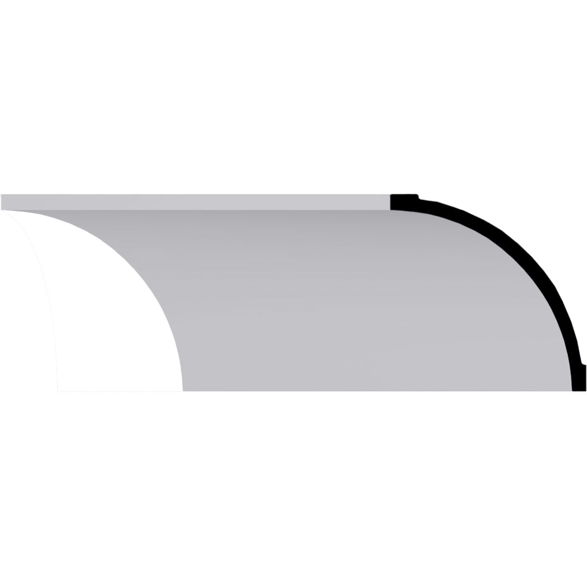 Ekena Millwork MLD08X08X12ME 7-ft 10-1/2-in Primed Polyurethane 167862