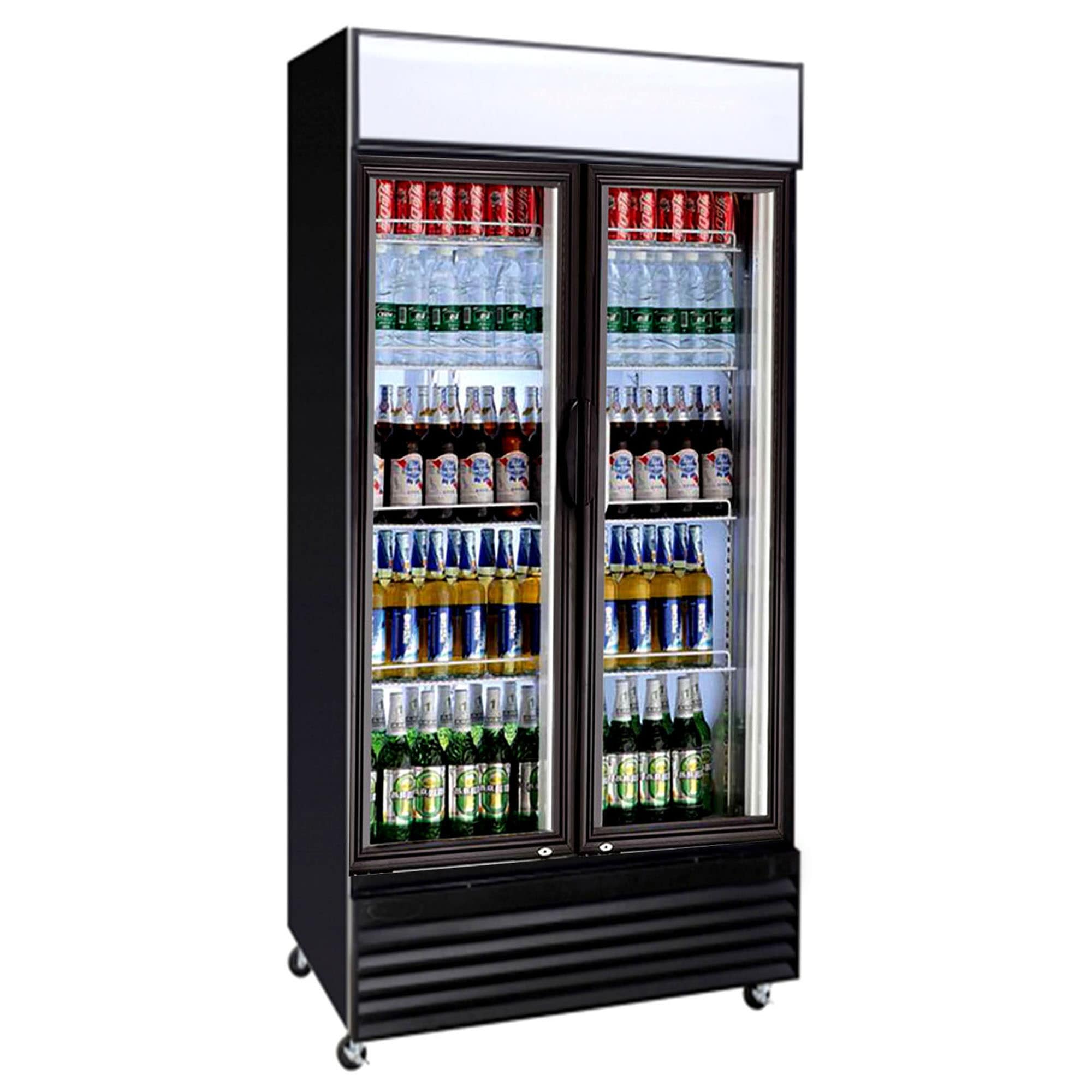 Cooler Depot 3XXLGS-650W 18-cu ft Commercial Refrigerators 2 Glass -Door Merchandiser ( GLASS )