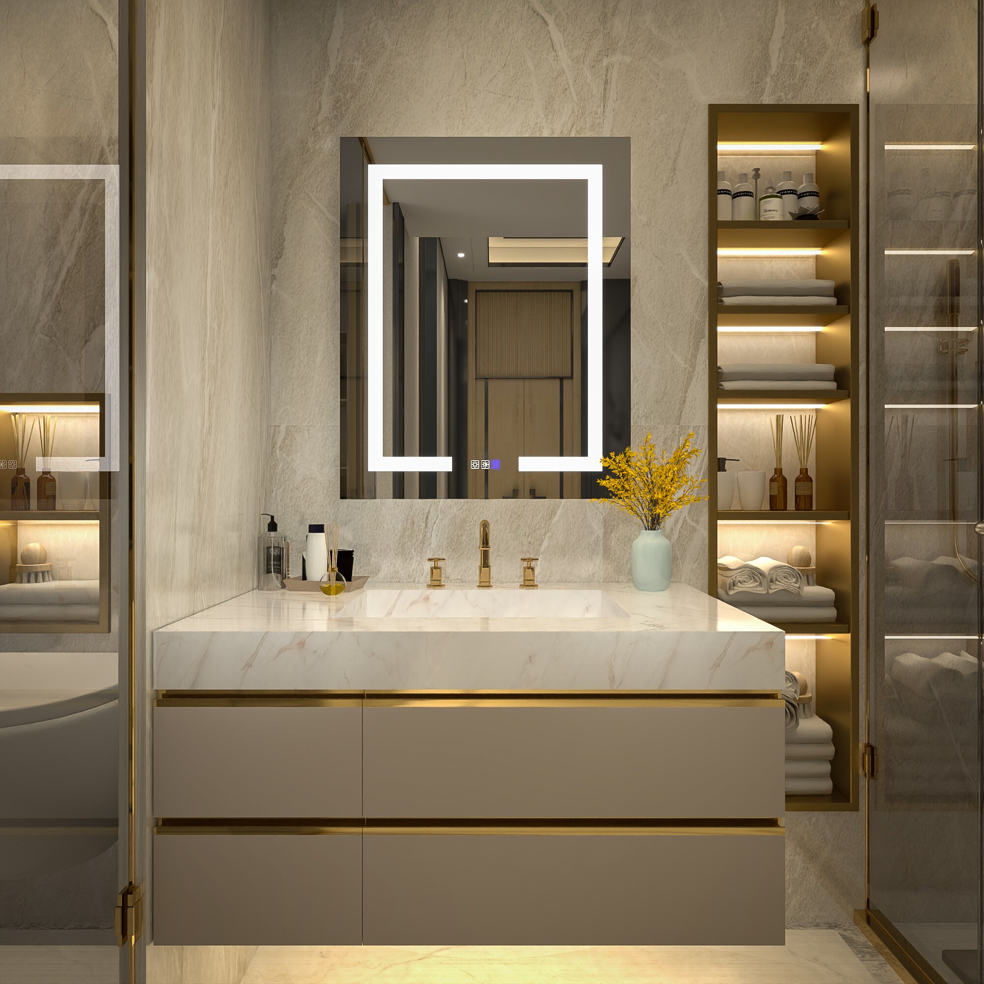 ExBrite EXMC2026V13RB Bathroom-Medicine-Cabinets - View #3