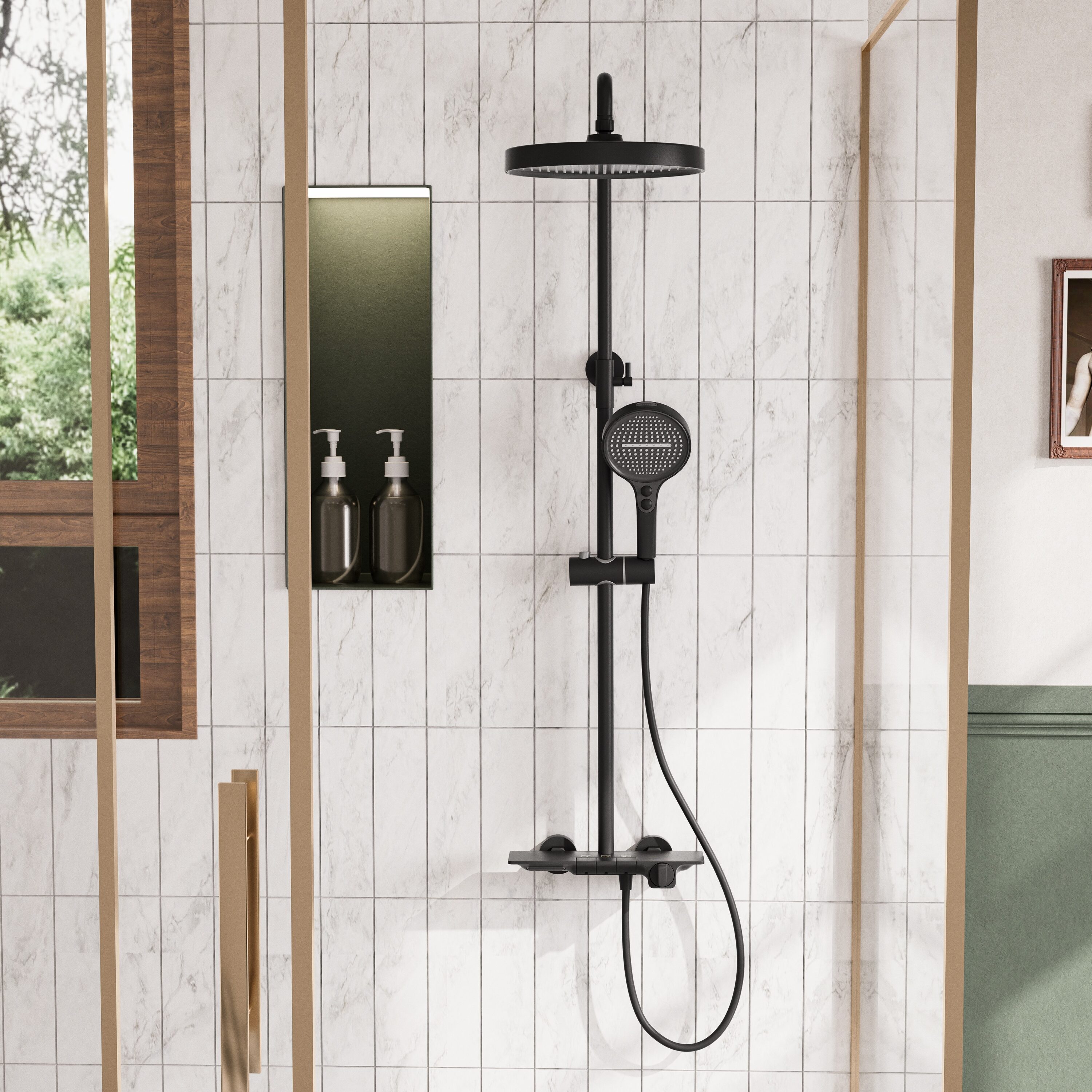 MODLAND MDL1SS38MB3 Showerhead-Bar-Panels - View #4