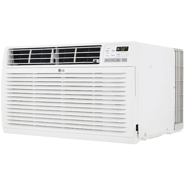 Lg Wall Air Conditioner With Heat 520 Sq Ft 230 Volt White Through The Heater Included In Conditioners Department At Com - Lg Wall Air Conditioner Heater Not Working