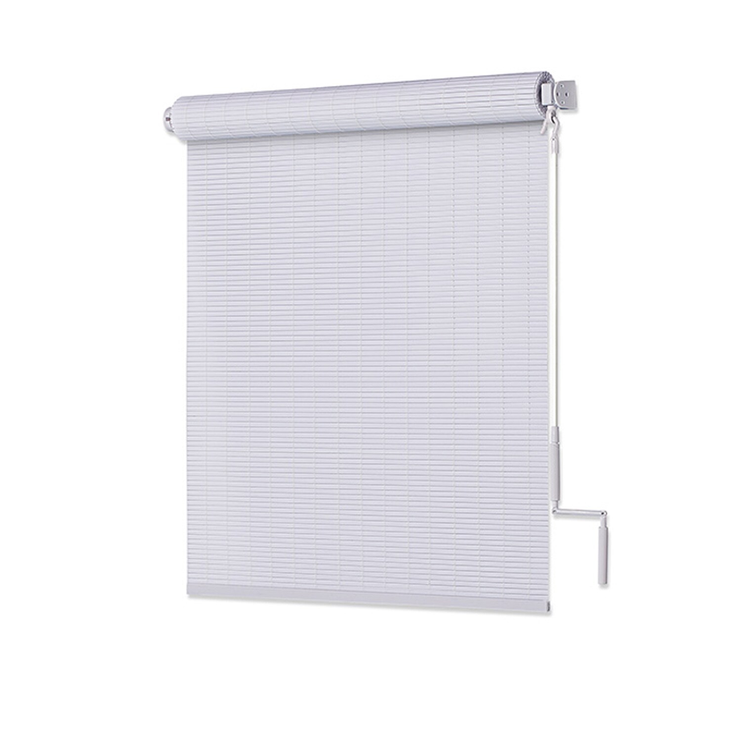 Coolaroo 36-in x 72-in White Light Filtering Cordless Indoor or Outdoor ...