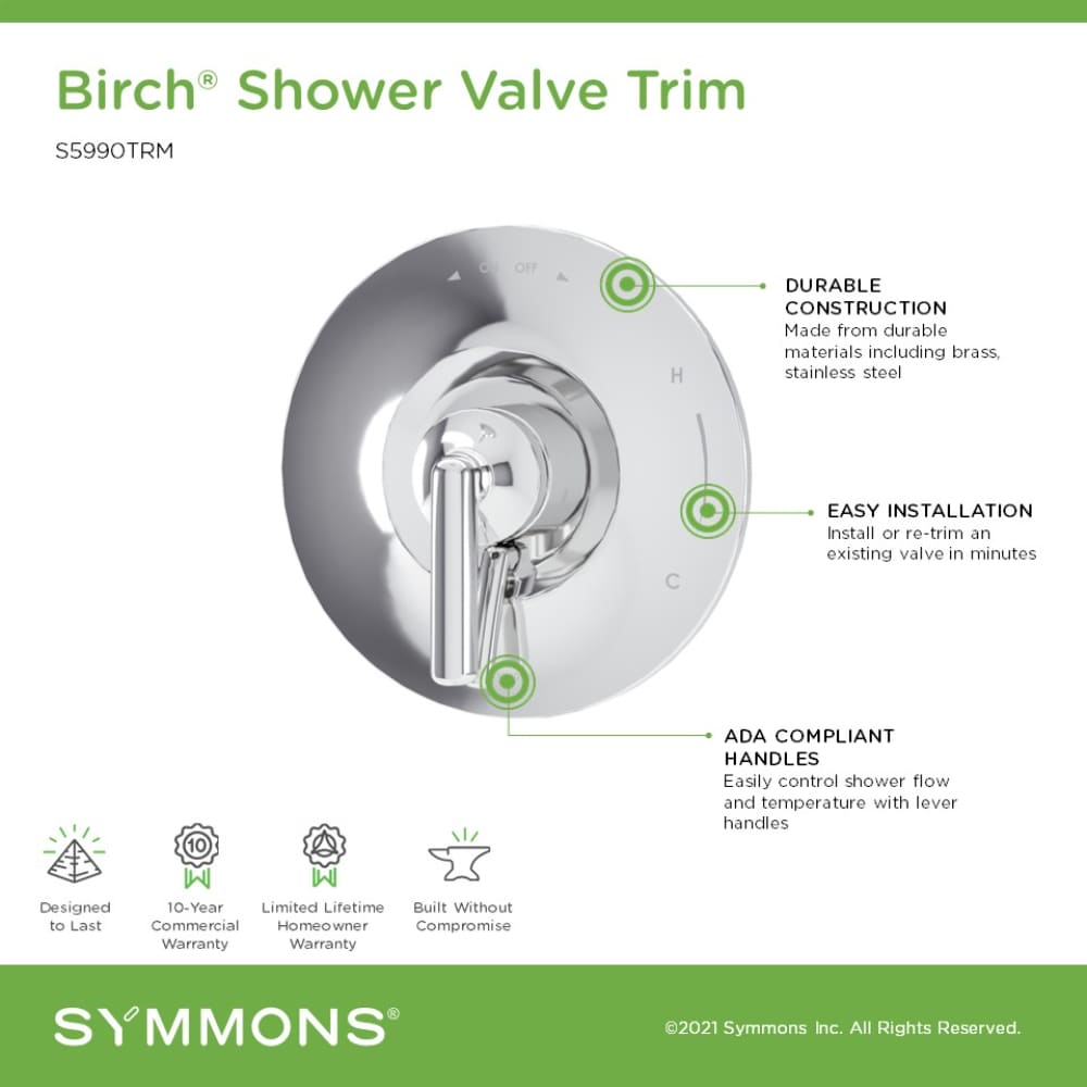 Symmons 5990TRM Shower-Handles - View #3