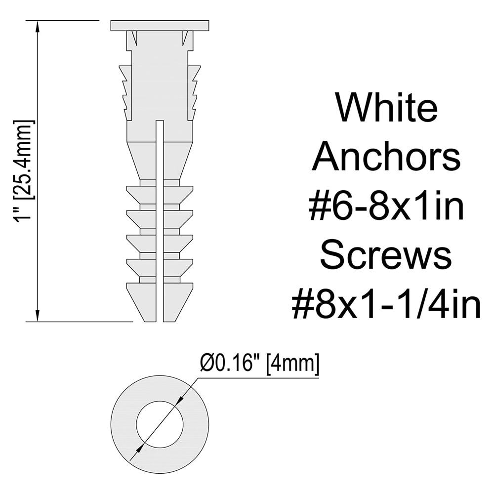Project Source 21-9562 Drywall-Anchors - View #4