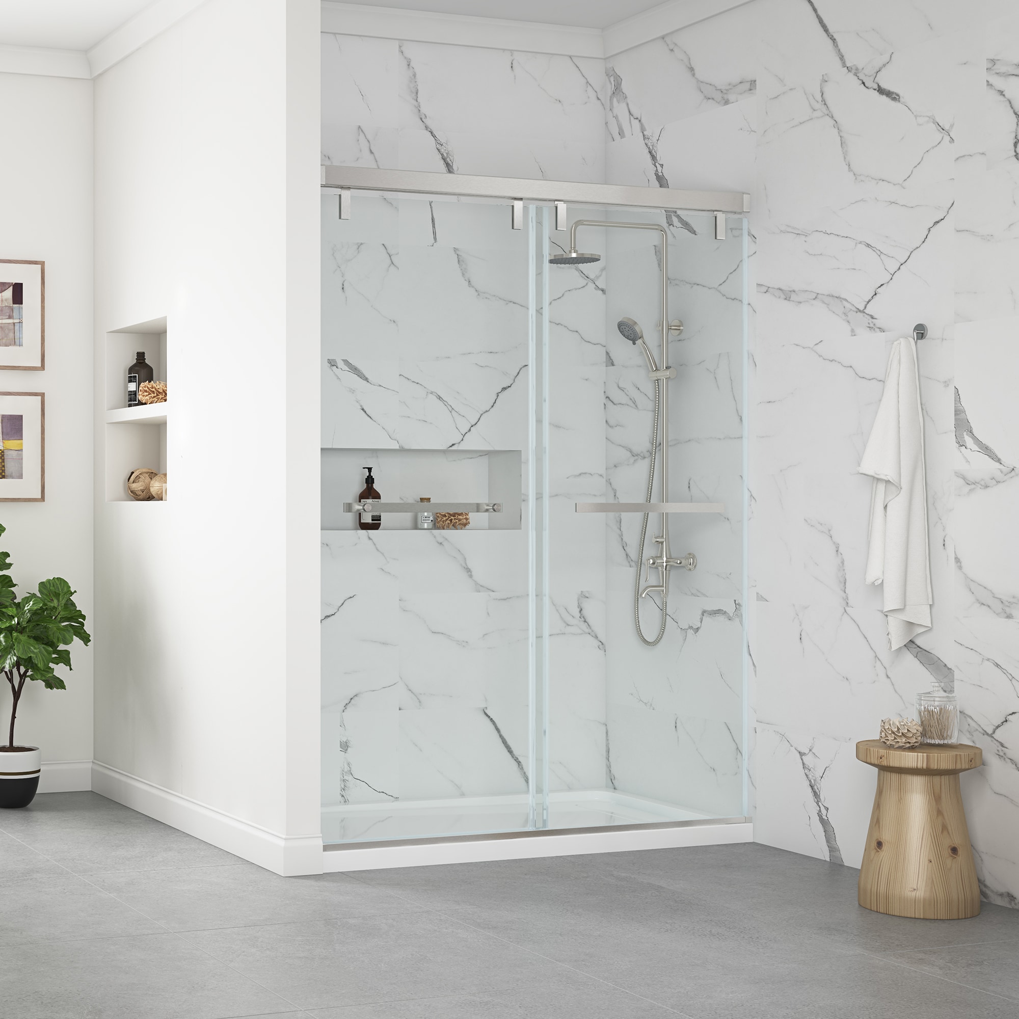 OVE Decors TOLEDO-SC-60GP-SN Shower-Doors - View #2