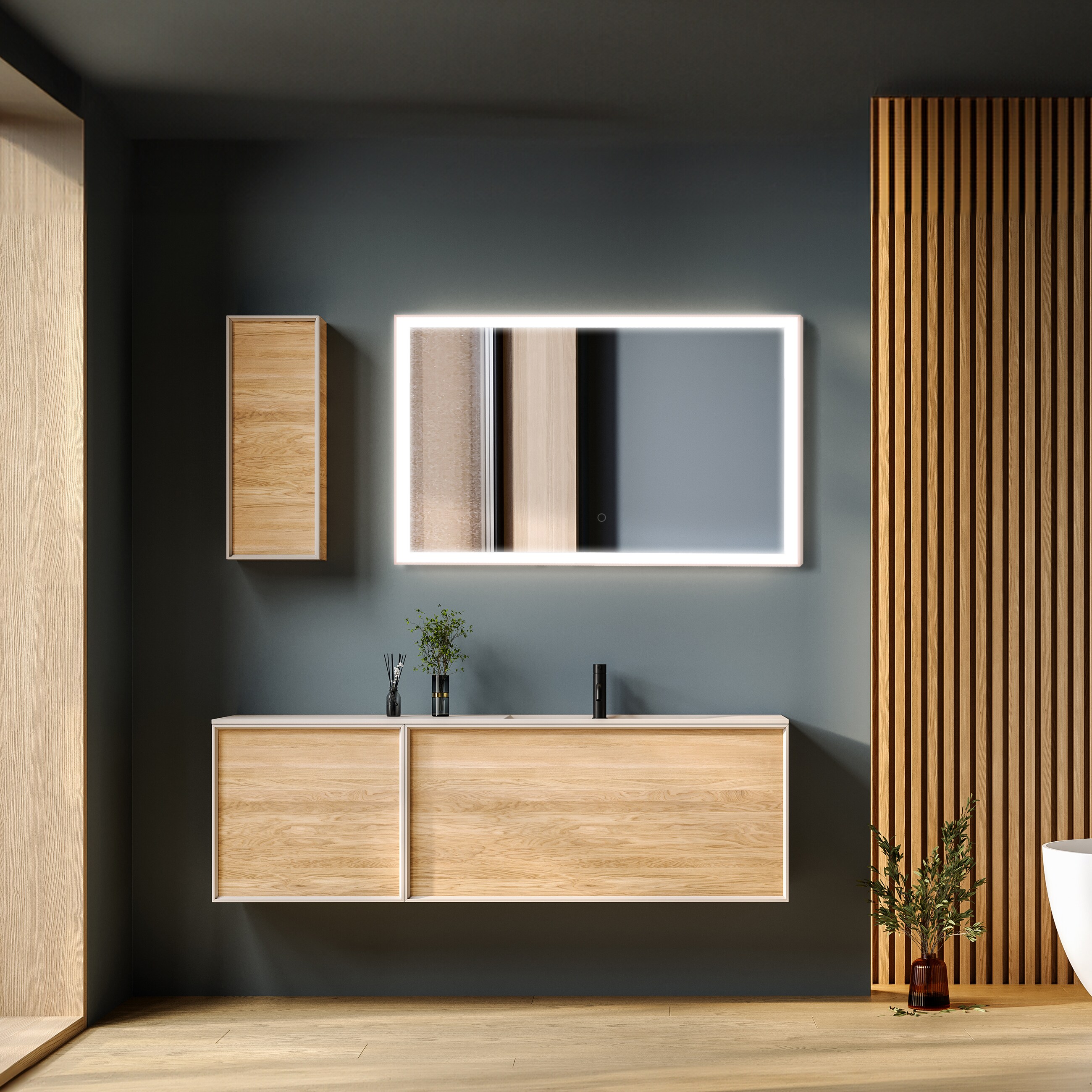 Dreamwerks LCAN004-LV Framed-Bath-Mirrors - View #3