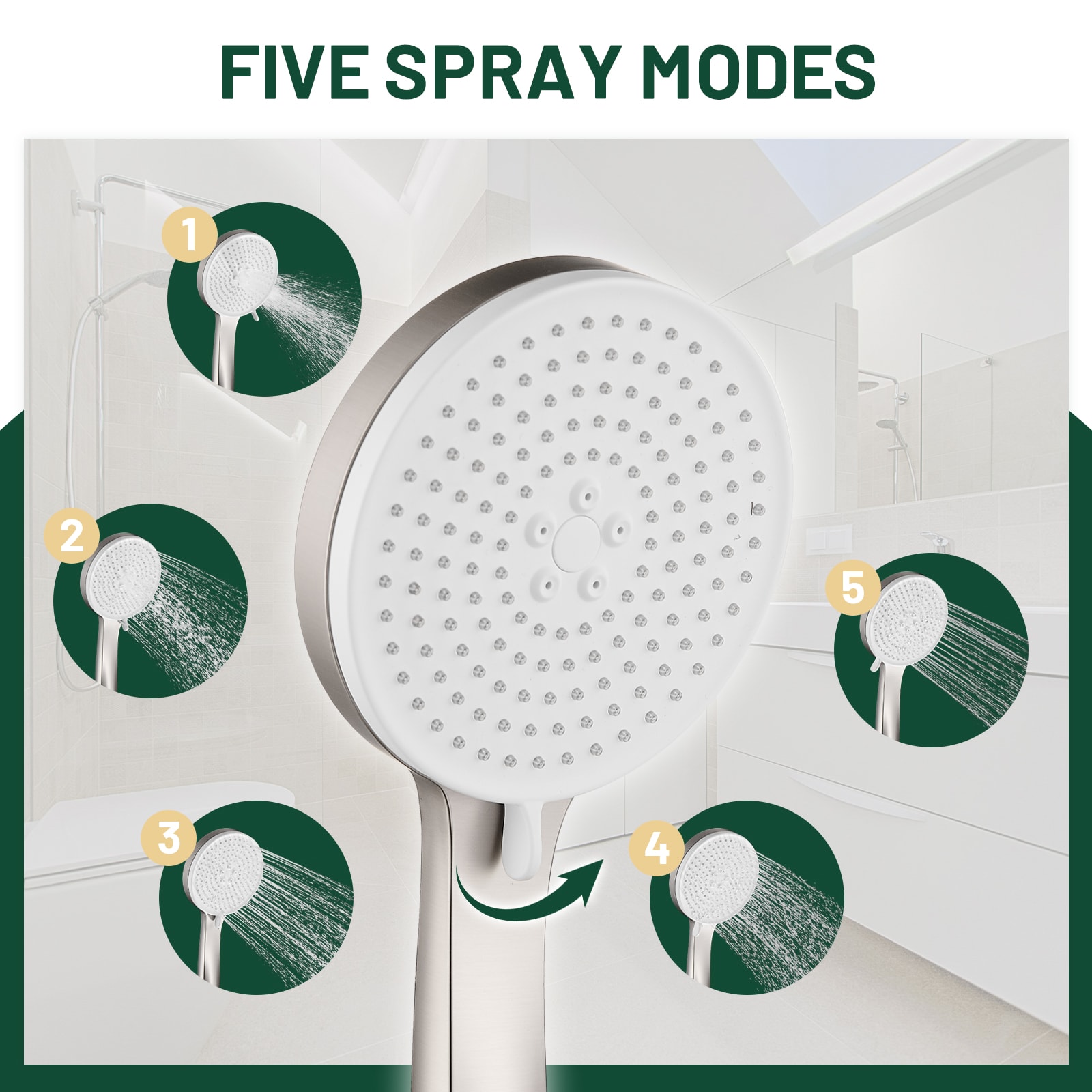 Cobbe LSSHK0510N Fixed-Showerhead - View #5
