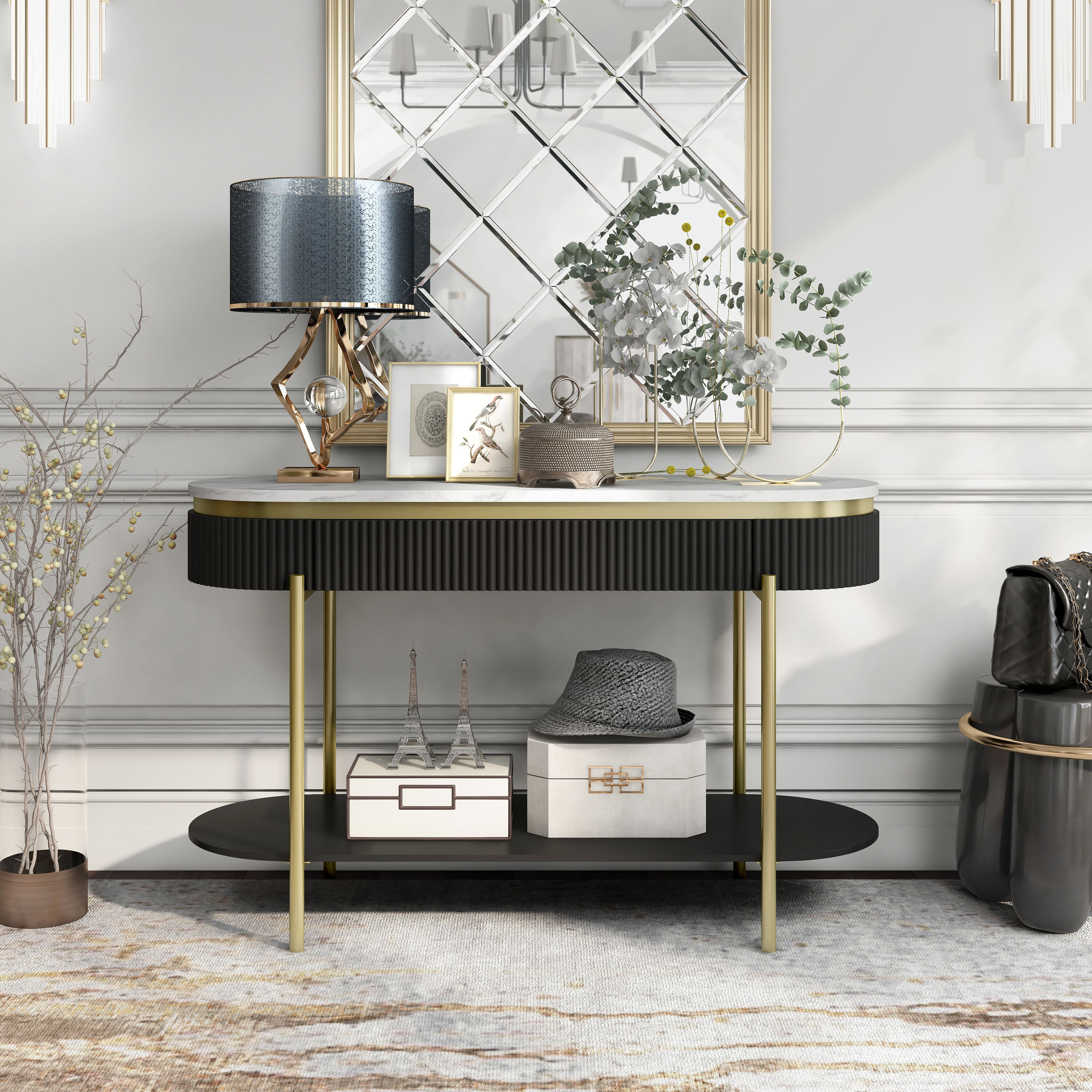 Furniture of America IDF-4412WN-3PC Accent-Table-Sets - View #18