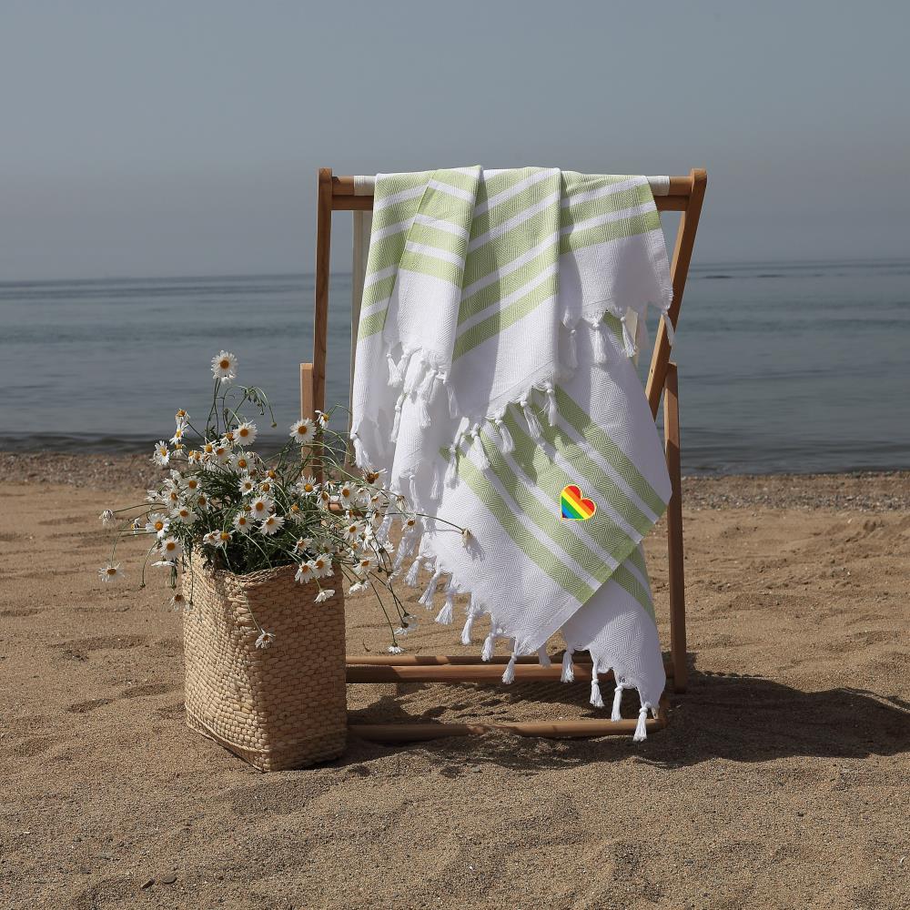 Luxury Herringbone Turkish Bath Towels