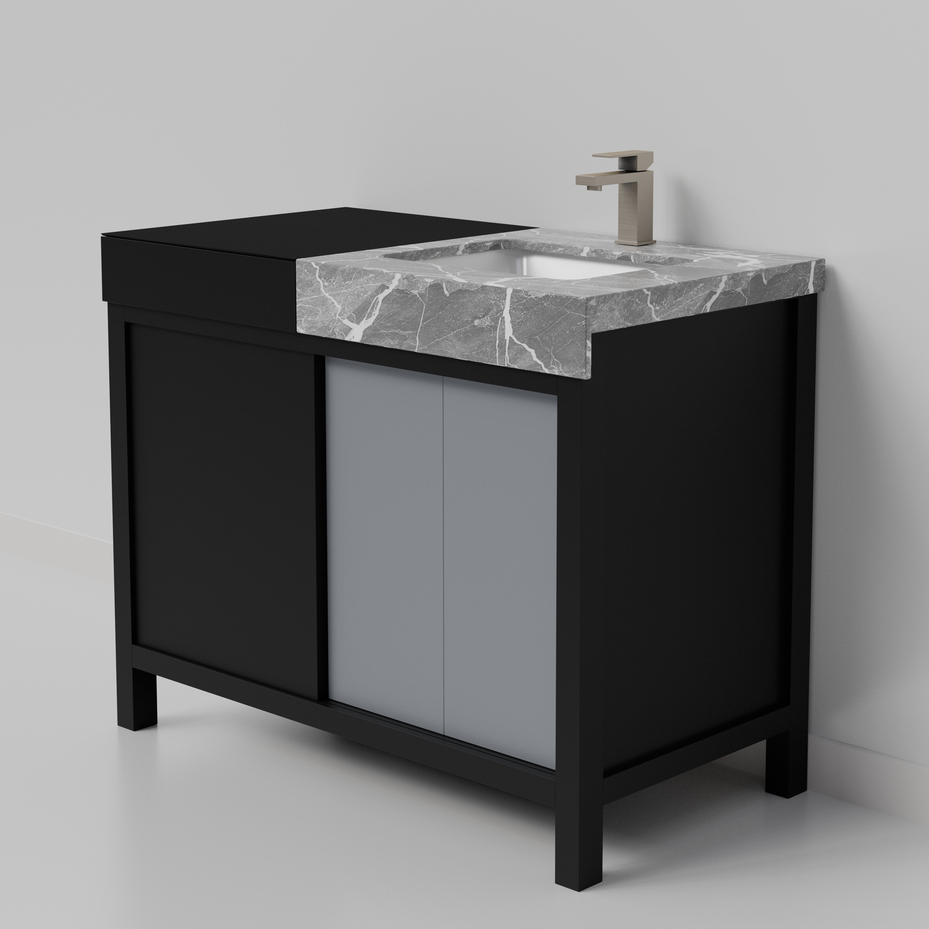 Lexora LZ342242SLISFBG Bath-Vanity-Combo - View #7