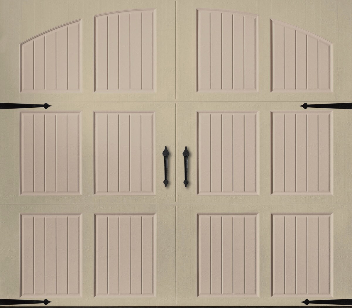 Pella 123545 9-ft x 7-ft Insulated Wicker Tan-sandtone Single Garage Door
