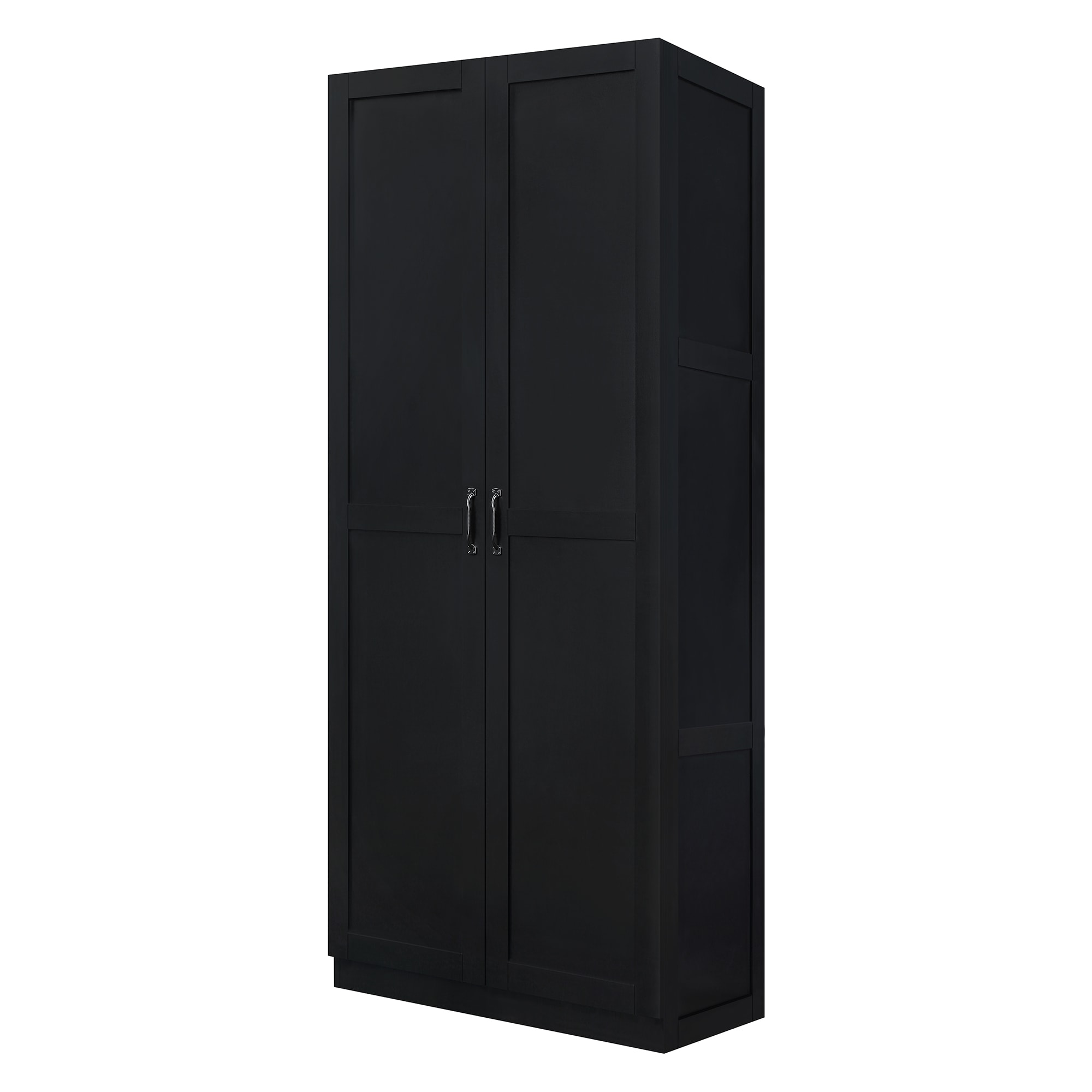 Hopkins Black Modern 4-Shelf Storage Closet