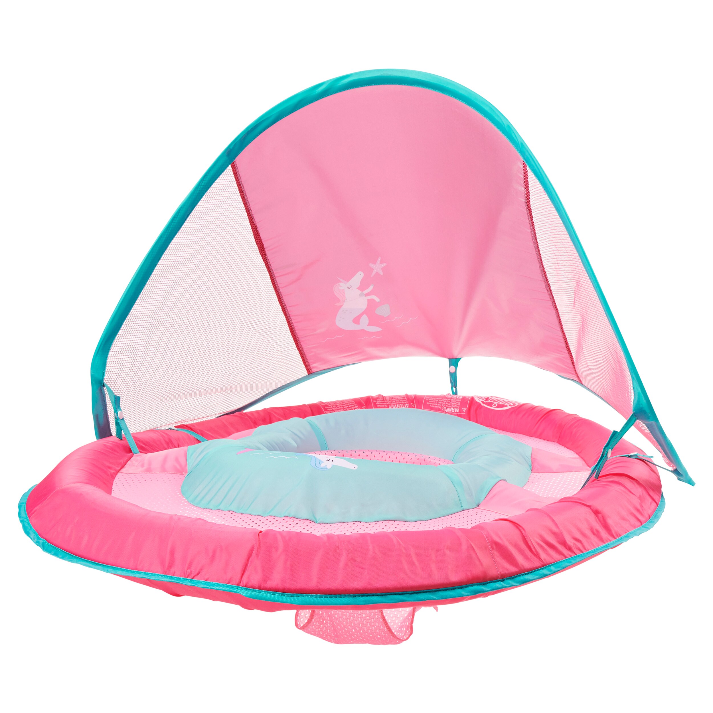 SwimWays Pink Infant Float with Canopy - Ultimate Comfort and