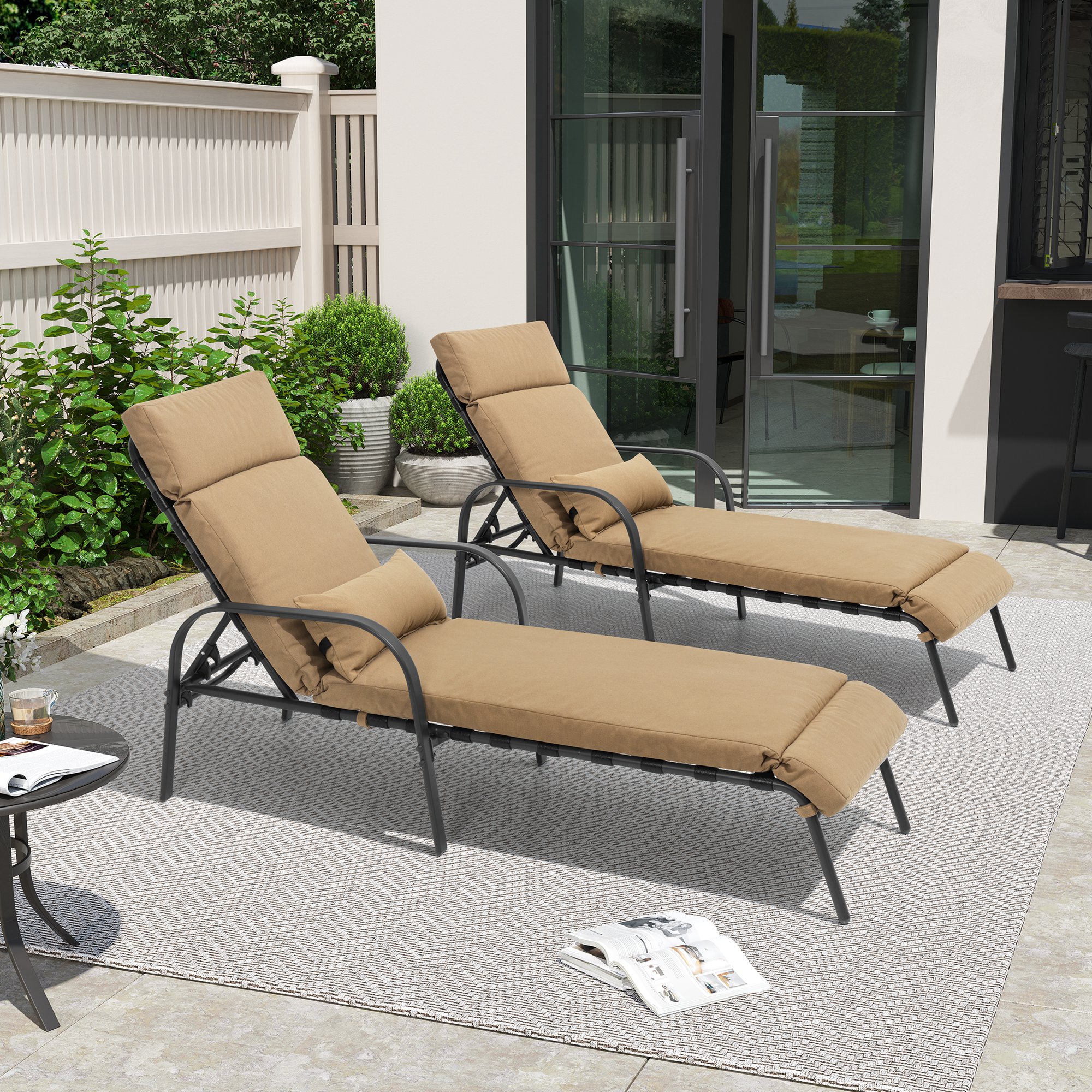 Crestlive Products CL-LG015TAN-2 Patio-Chairs - View #7