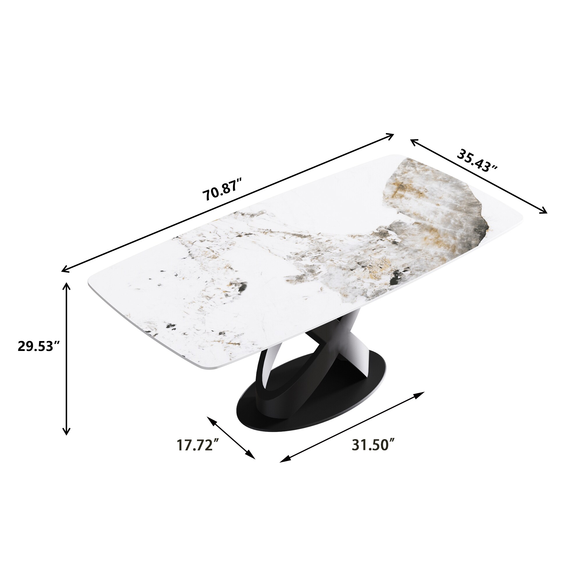 BuotiqHom DH-AT-18AP-MH3B Dining-Tables - View #5