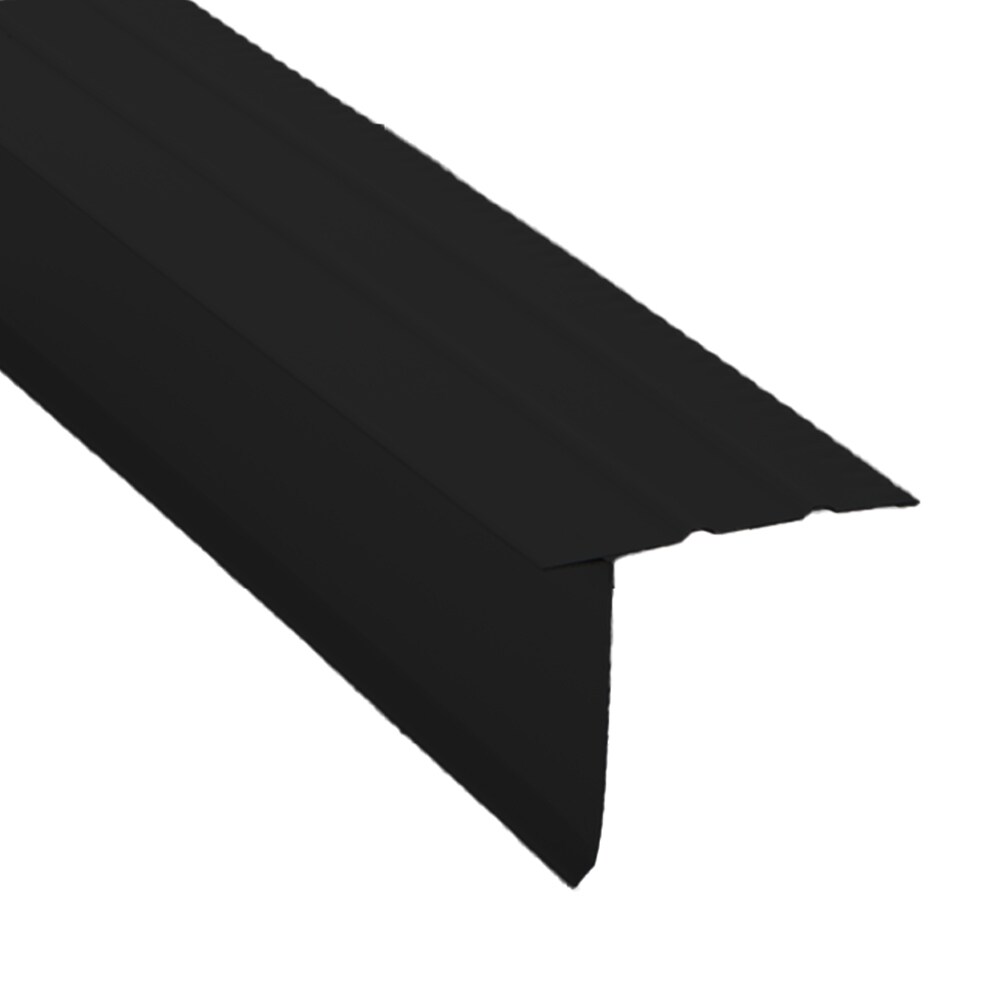 Amerimax Drip Edge 2.56-in x 10-ft Black Aluminum Drip Edge in the Drip ...