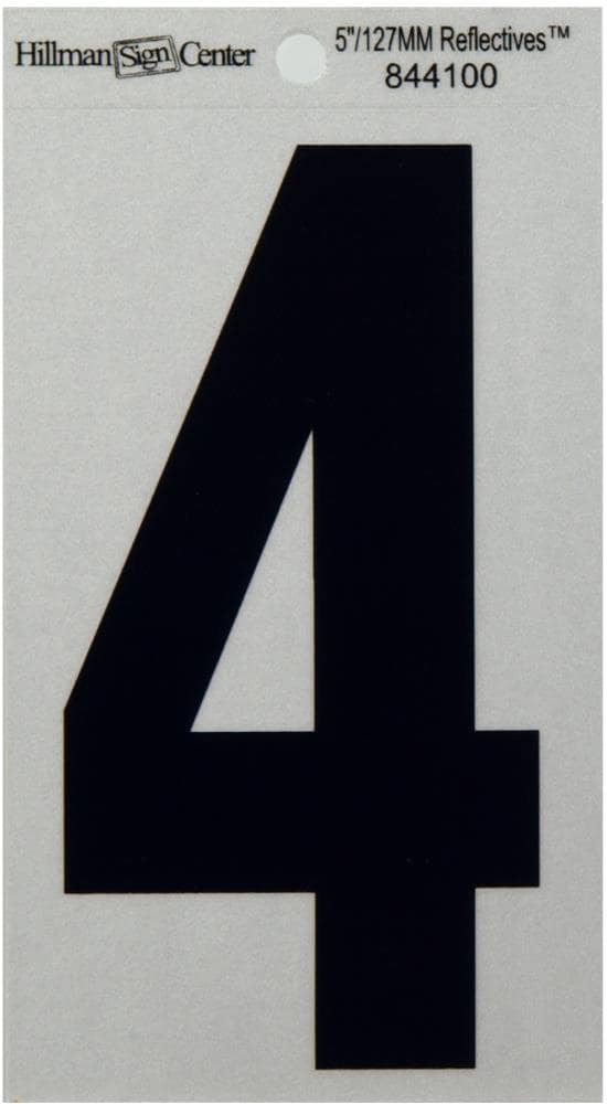 Hillman 4 in. Letter & Number Stencil Set