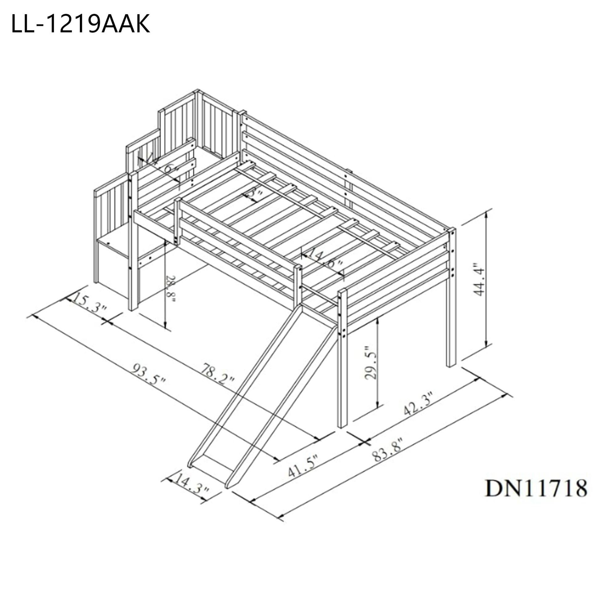 Yiekholo LL-1219AAK Bunk-Beds - View #8