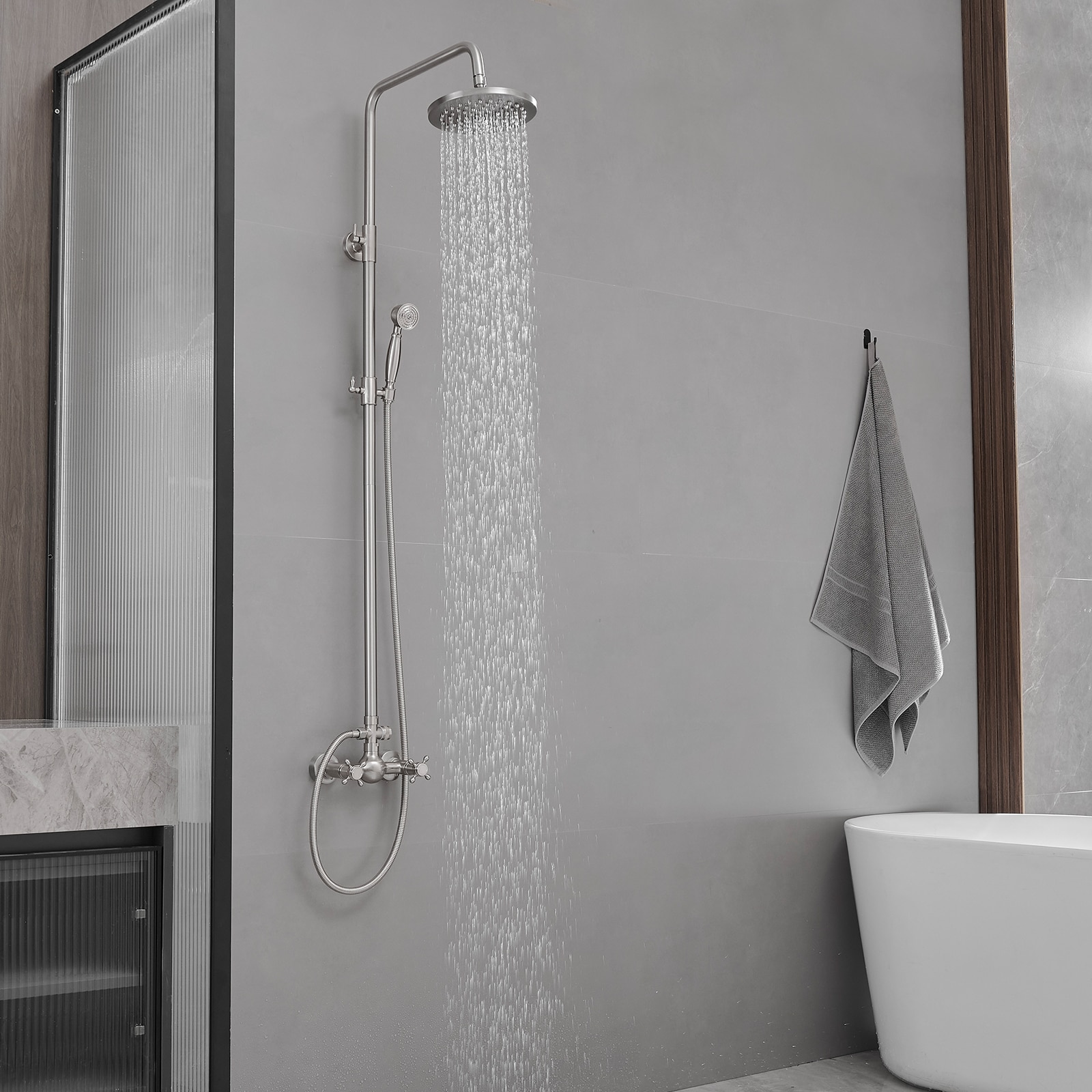 BWE A-98023-N Showerhead-Bar-Panels - View #2